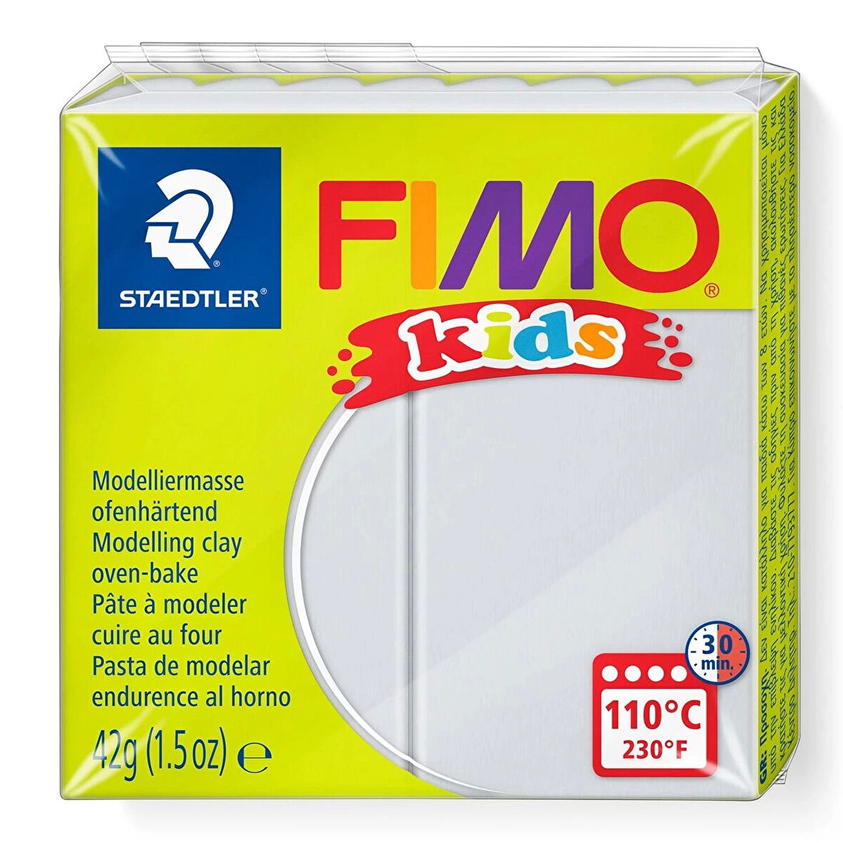 Supertrend Fimo Kids Yumuşak Polimer Kil 80 Açık Gri