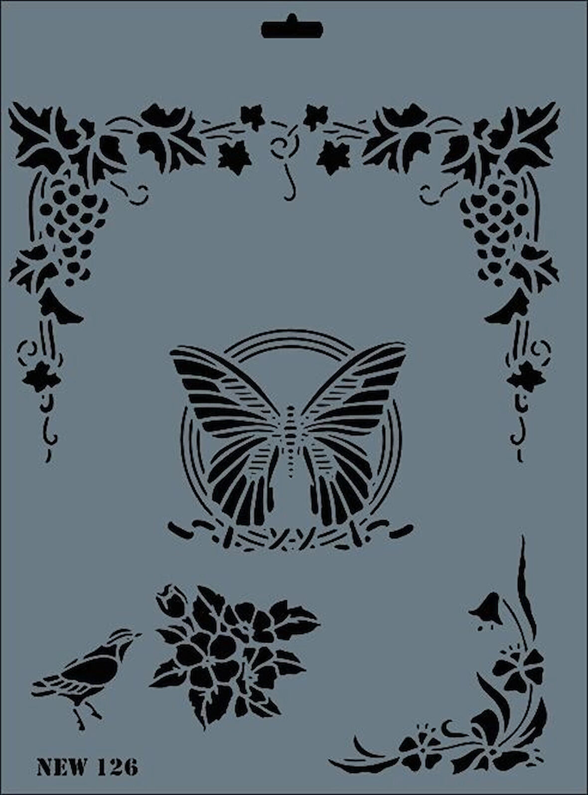 Supertrend Stencil Boyama Şablonu 25x35 cm. NEW-126