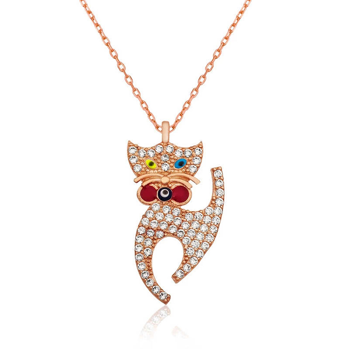 Supertrend Gümüş Van Kedisi Kolye