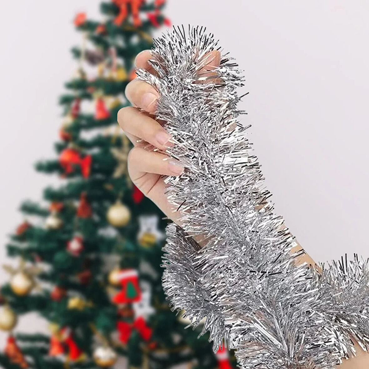 Gümüş Garland Sim 5cm