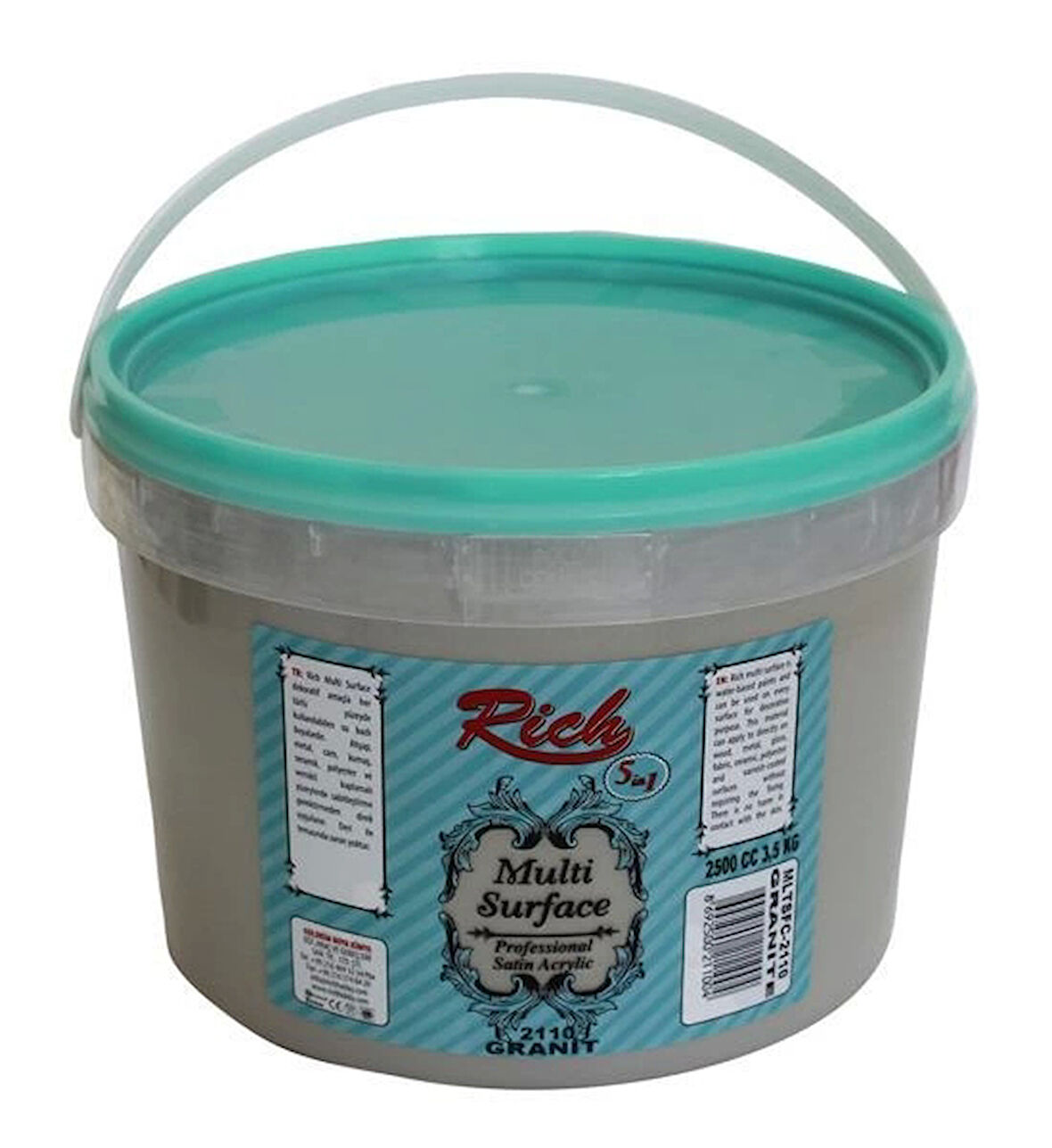 Supertrend Multi Surface Her Yüzey İçin Akrilik Boya 2500 ml. 2110 GRANİT