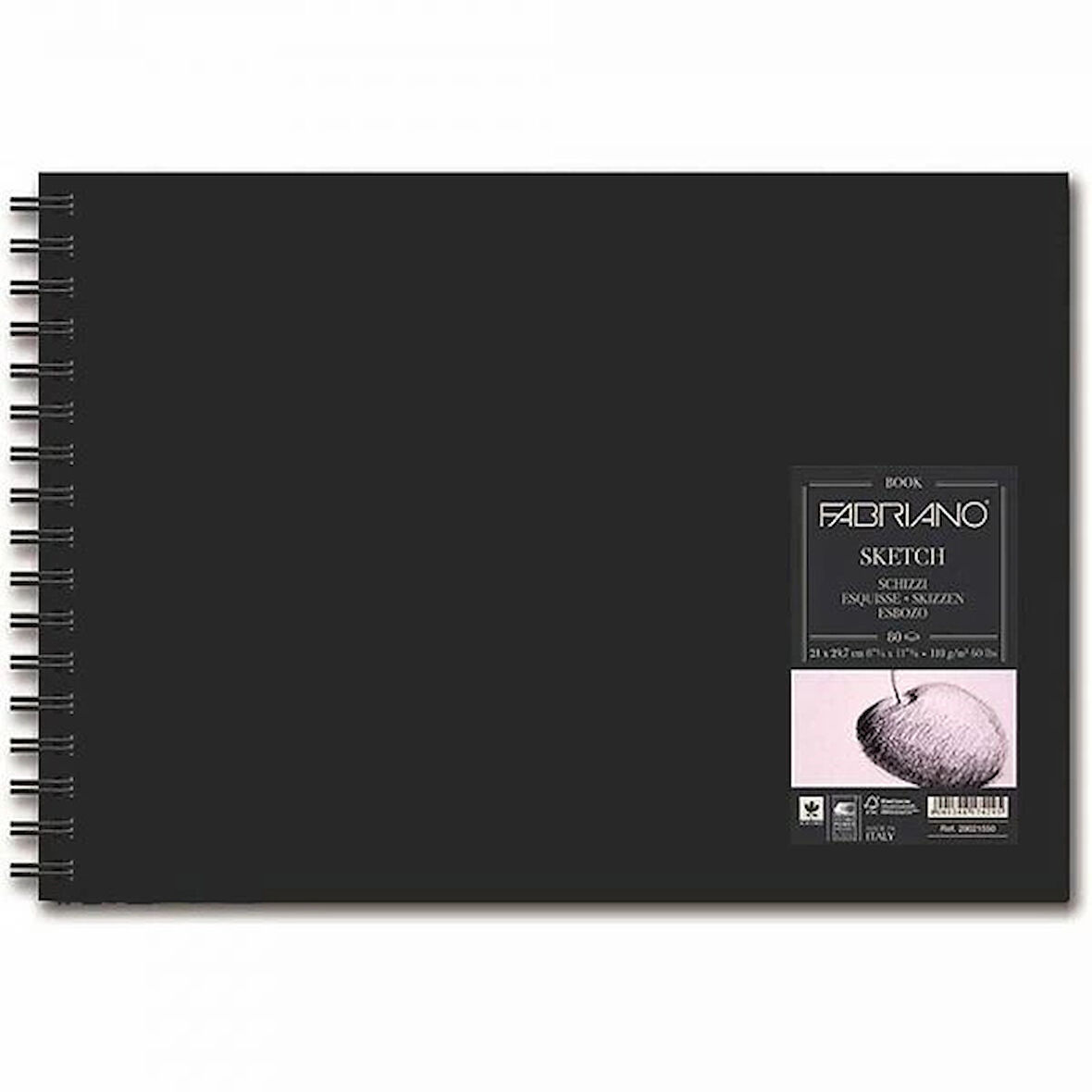 Supertrend Sketchbook Spiralli Sert Kapak Spiralli Eskiz Çizim Defteri 110 gr. A4 80 yaprak