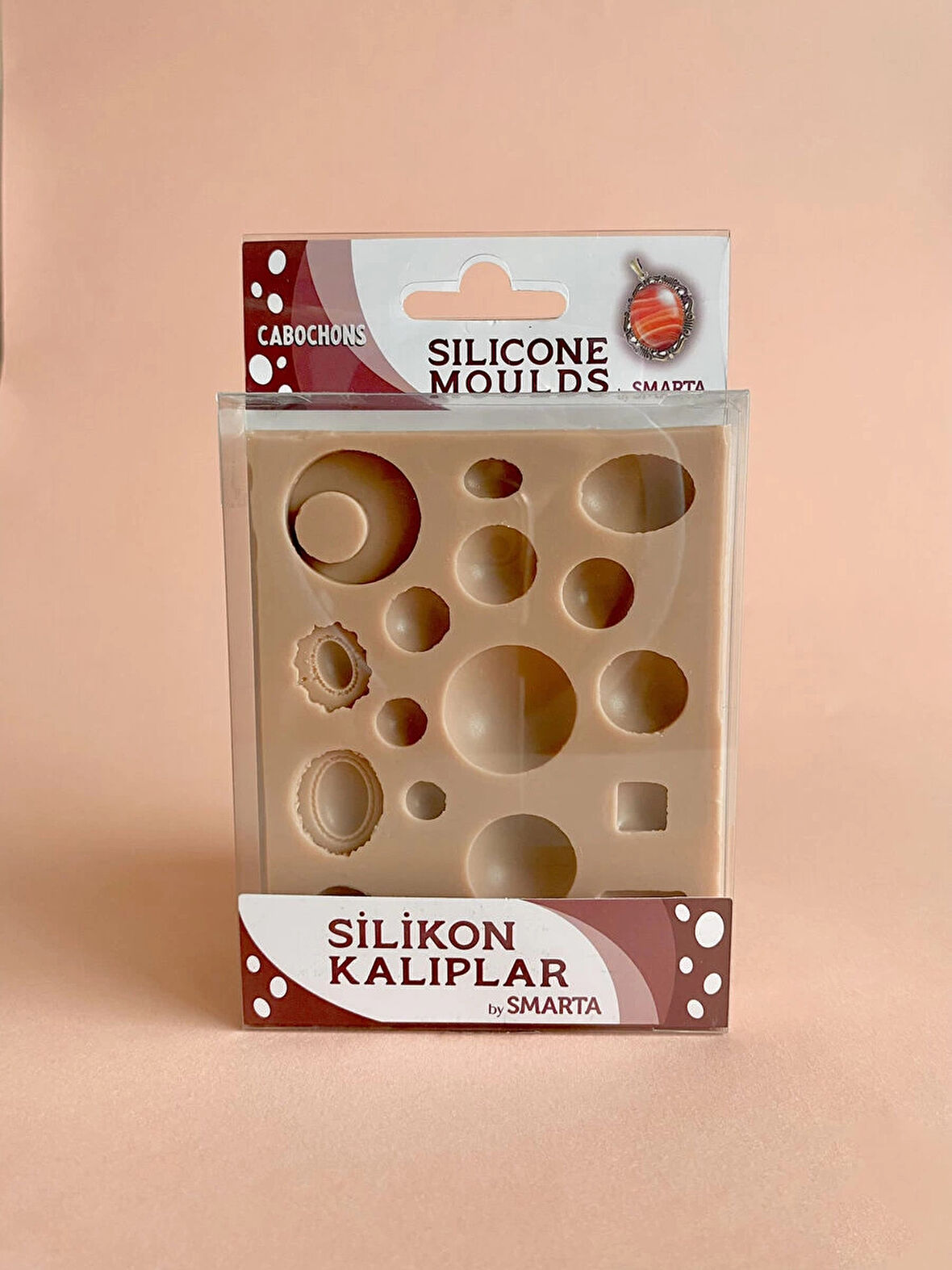 Supertrend Silicone Moulds Silikon Epoksi ve Polimer Kil Kalıbı CABOCHONS