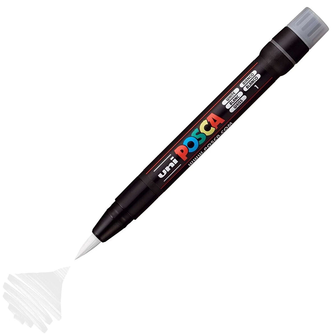 Supertrend Posca PCF-350 Boyama Markörü 1-10 mm. Fırça Uç BEYAZ