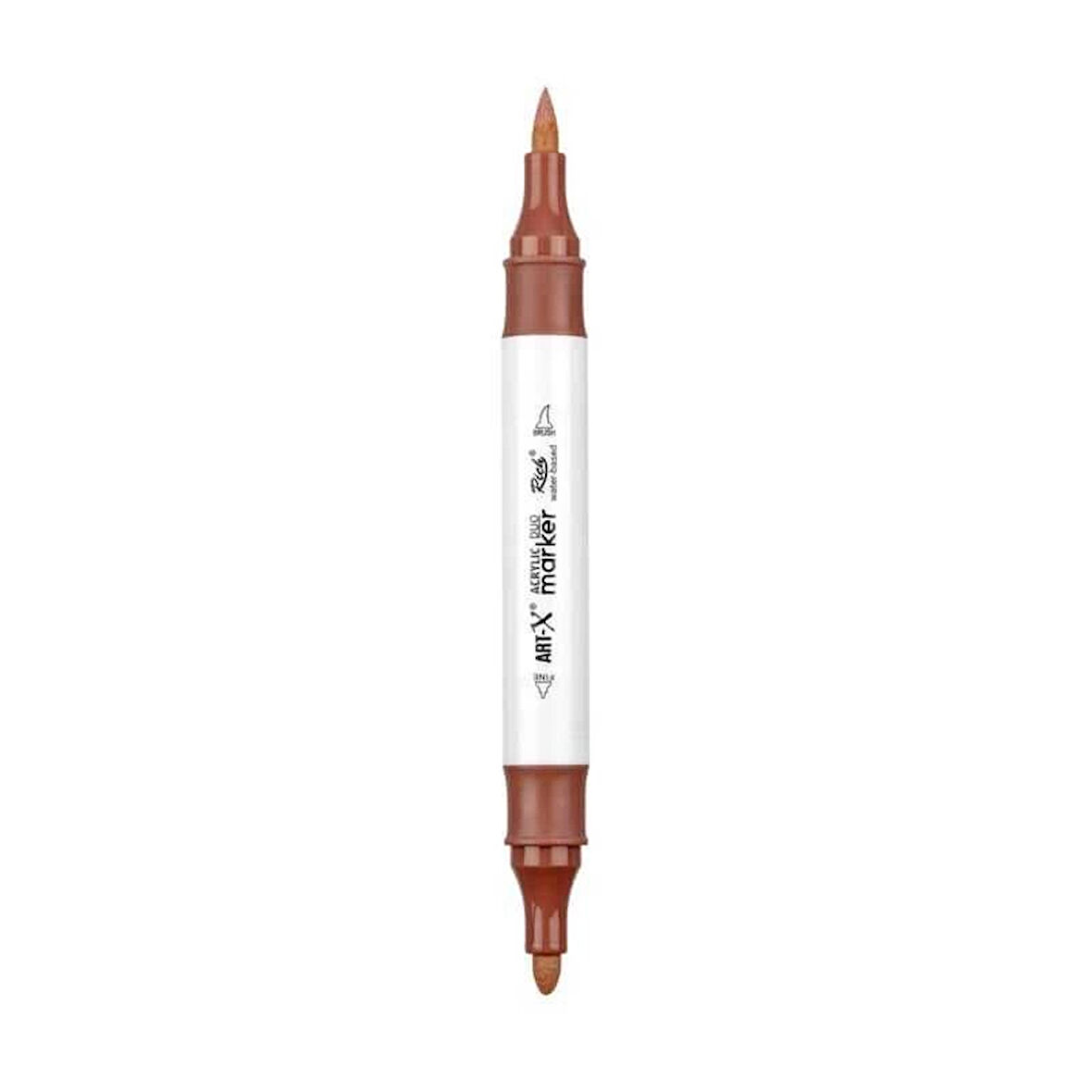 Supertrend Supertrend Acrylic Duo Marker Çift Uçlu Su Bazlı Boyama Markörü No:65 Mocha Kahve