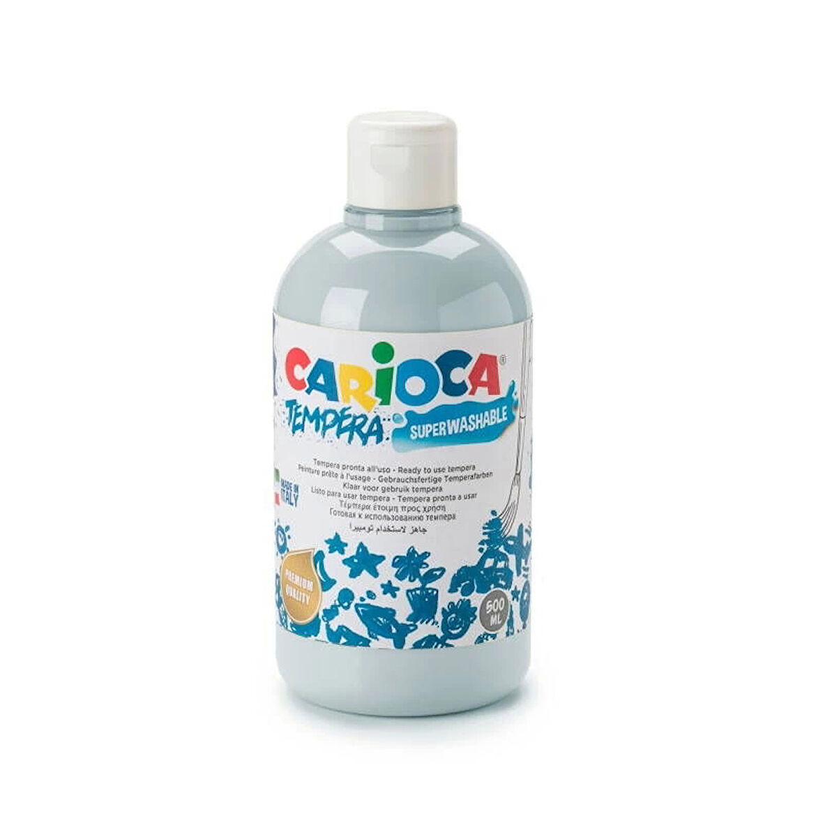 Supertrend Tempera Yıkanabilir Poster Boya 500 ml. METALİK GÜMÜŞ