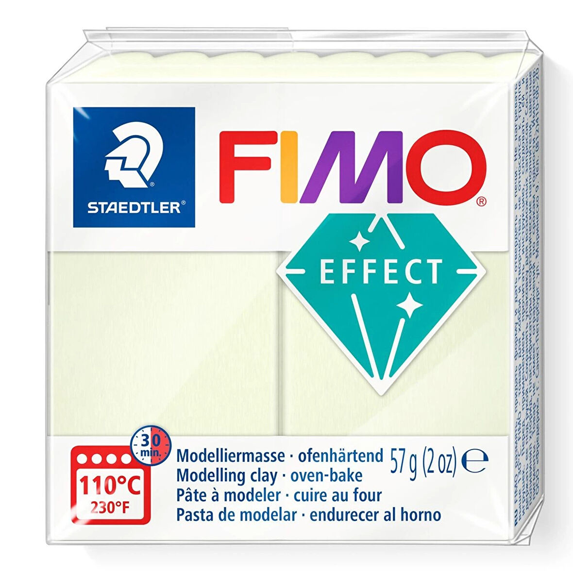 Supertrend Fimo Effect Polimer Kil 04 Night Glow (Karanlıkta Parlayan)