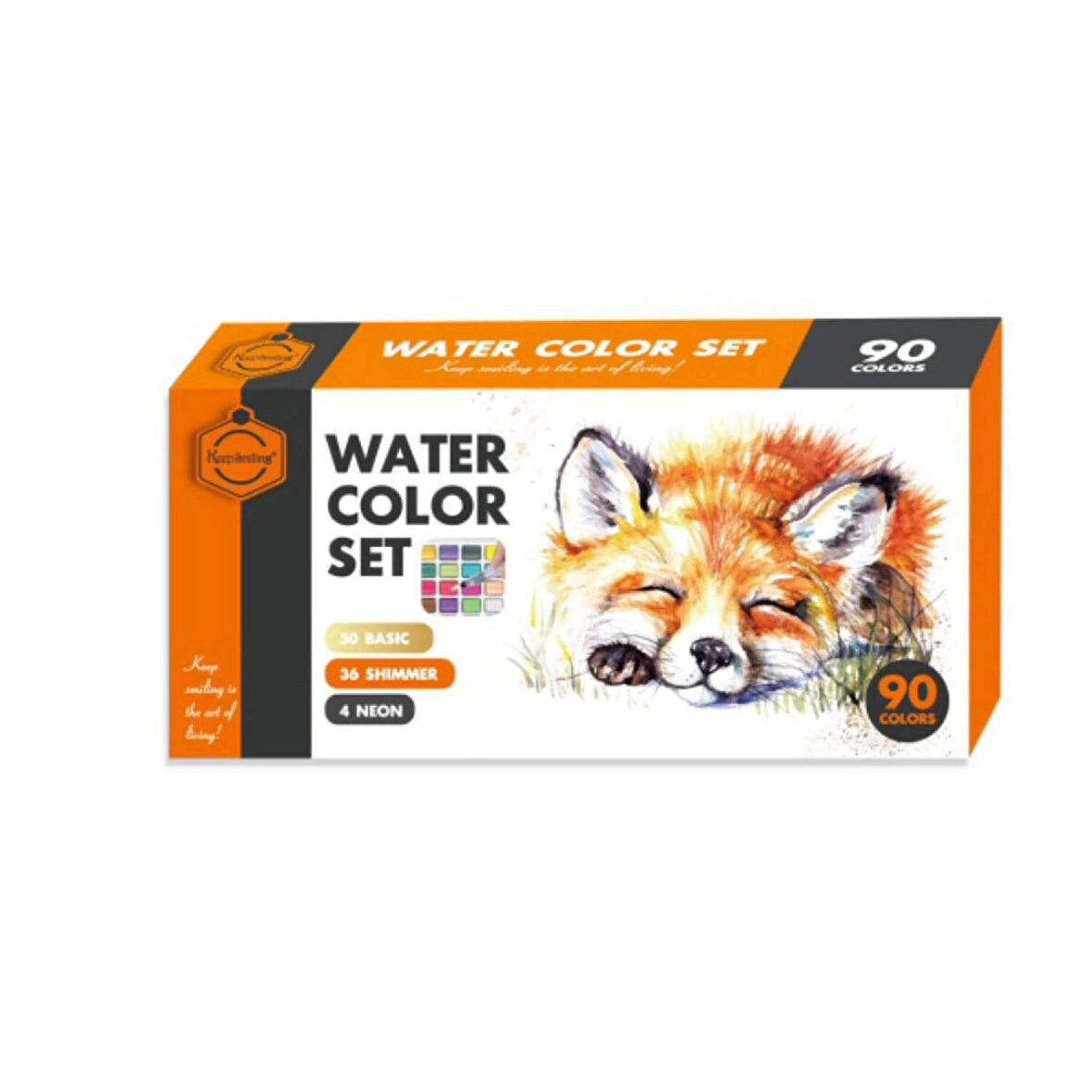 Supertrend Tablet Sulu Boya Seti 90 Renk Metal Kutu