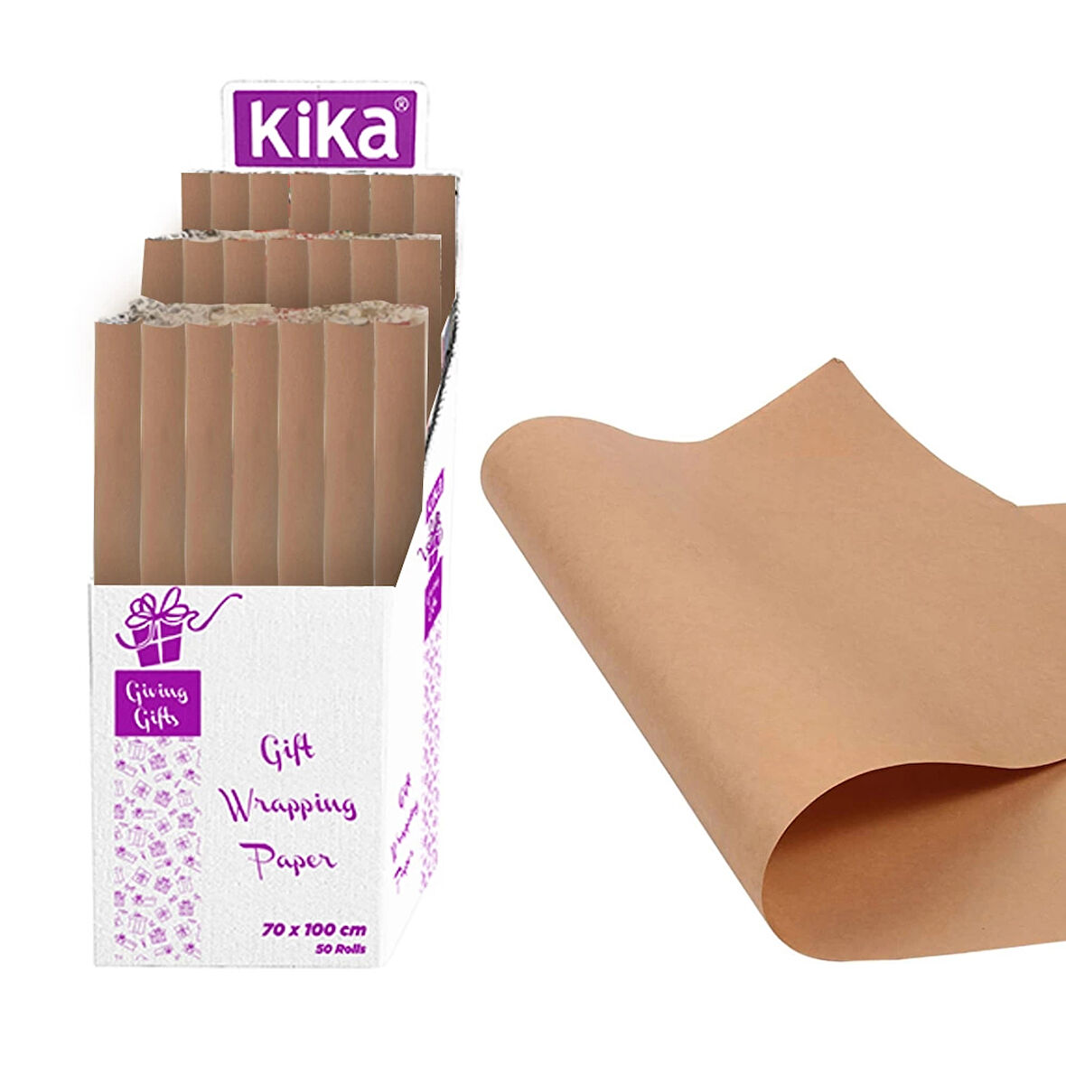 Kraft Rulo Hediye Paket Kağıdı