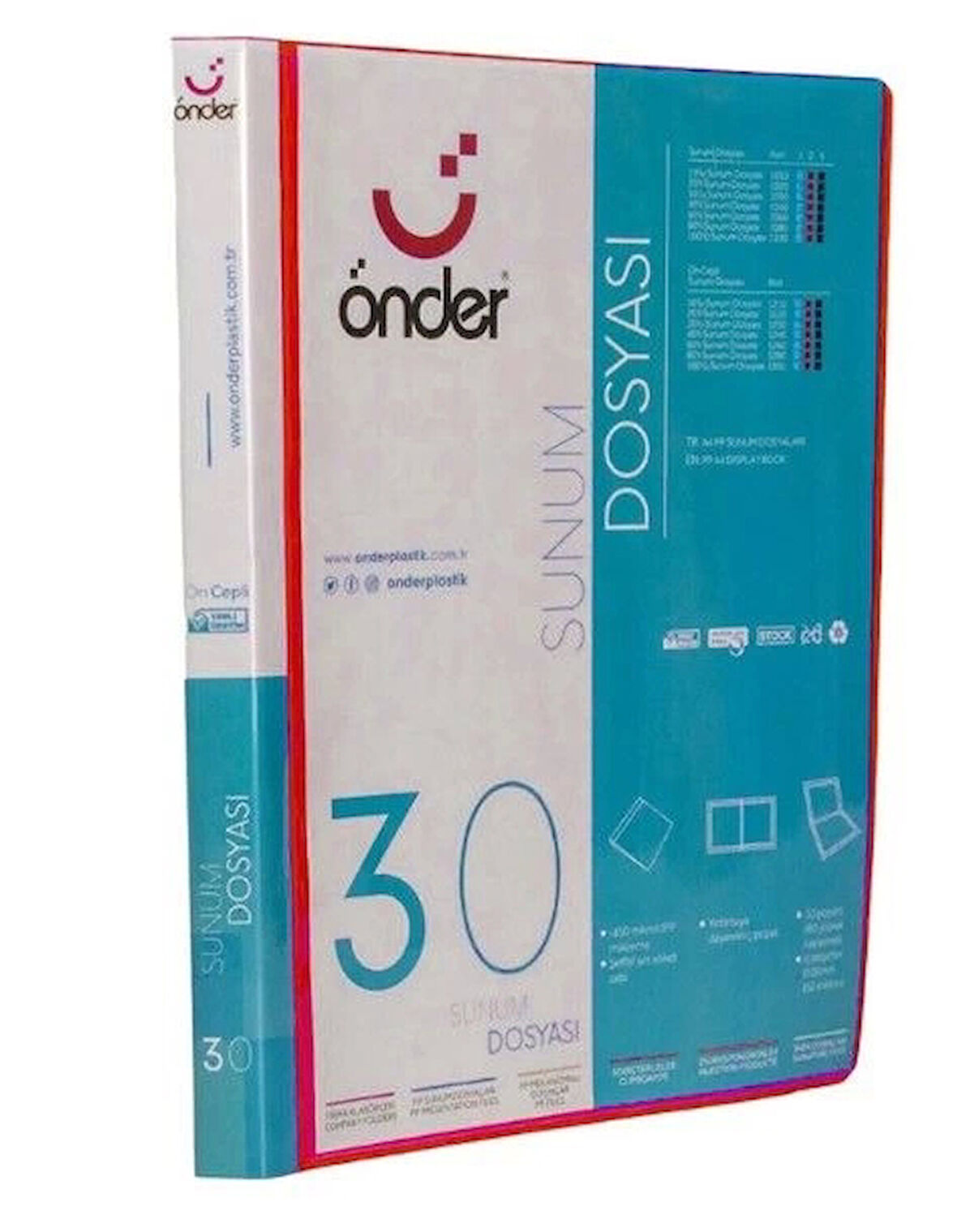 Supertrend Sunum Dosyası Önü Cepli A4 30'lu