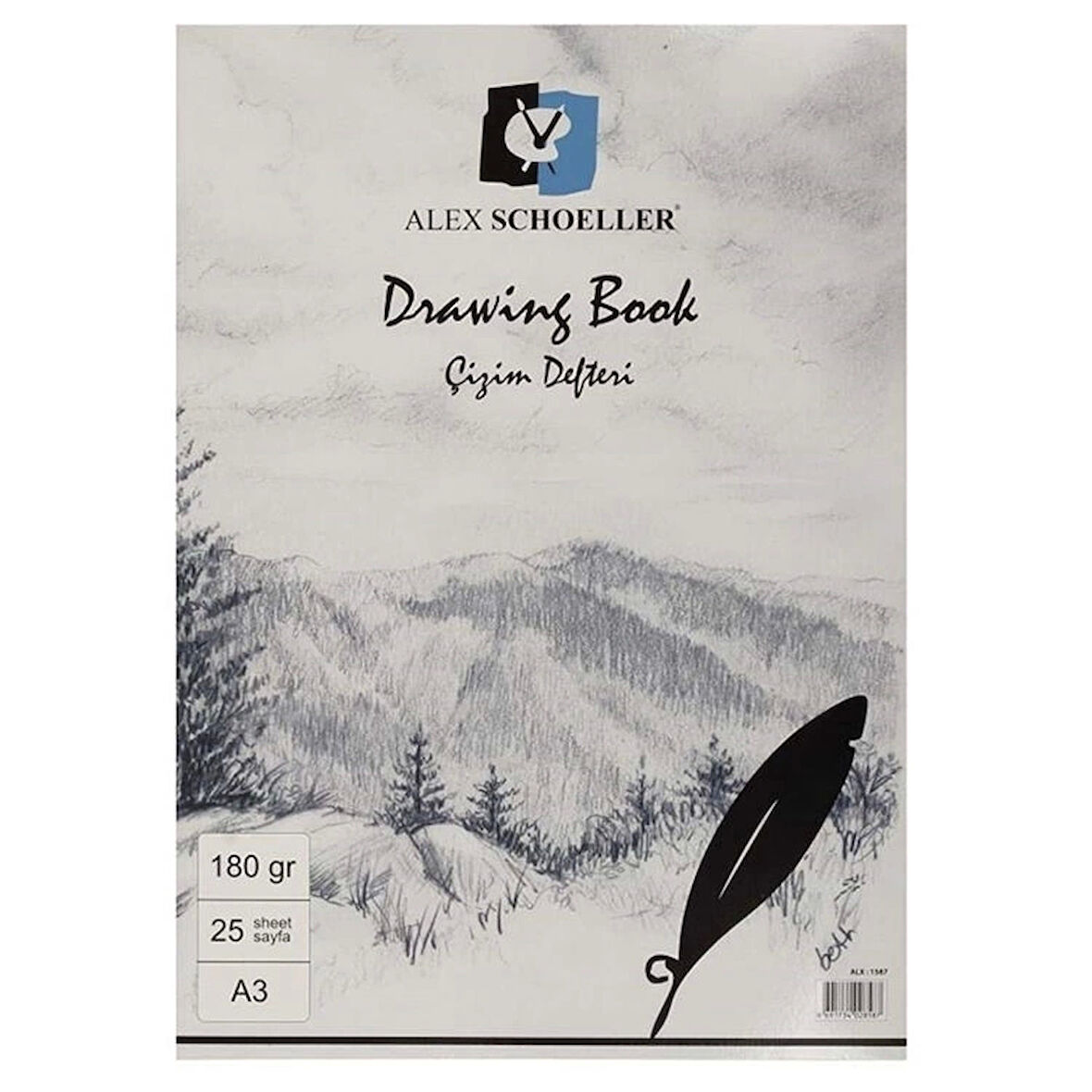 Supertrend Drawing Book Eskiz Çizim Defteri 180 gr. A3 25 yp.