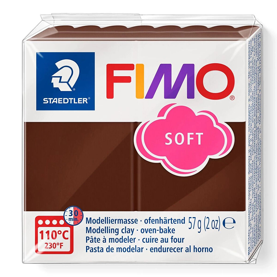 Supertrend Fimo Soft Polimer Kil 75 Chocolate