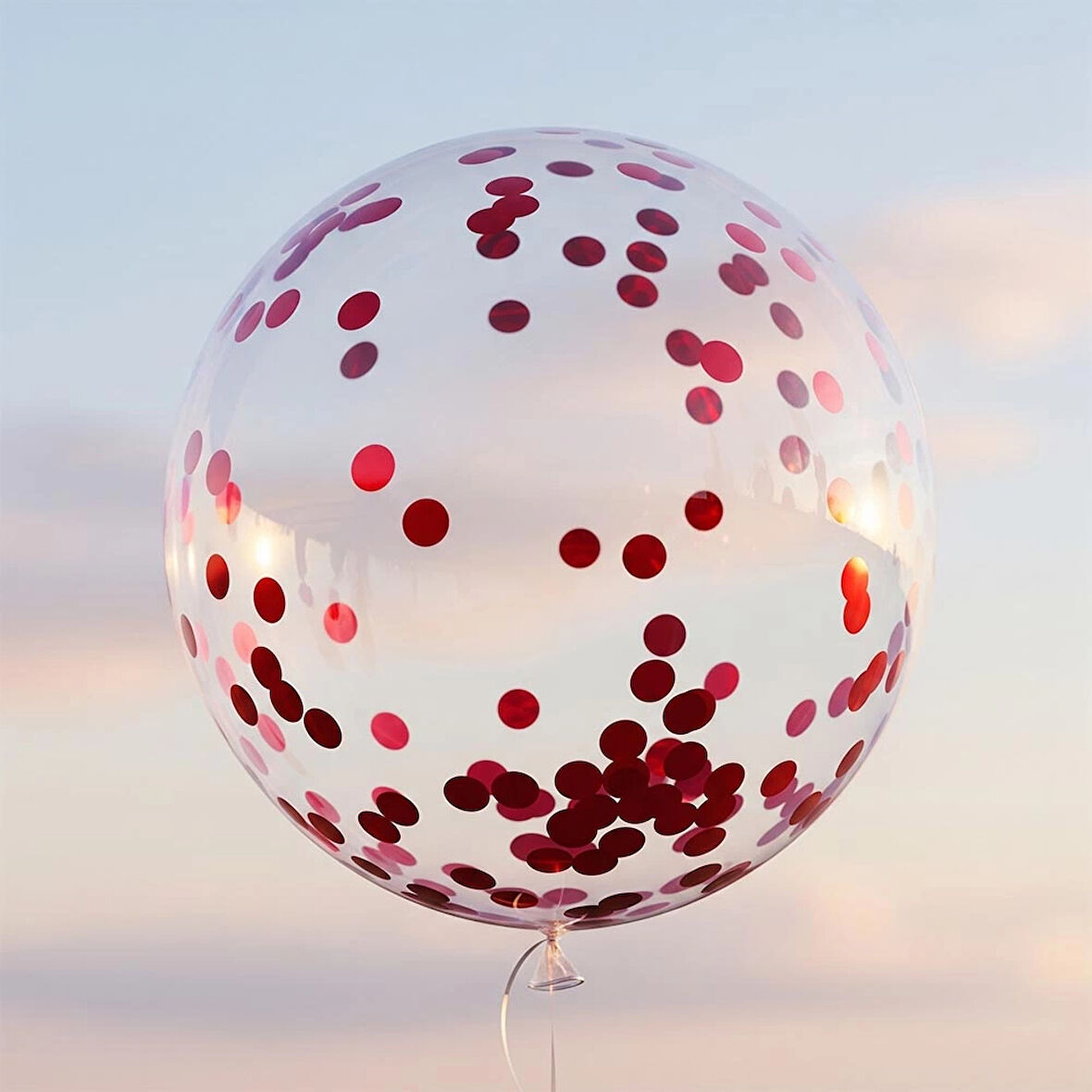 Kırmızı Balon Süsleme Pulu