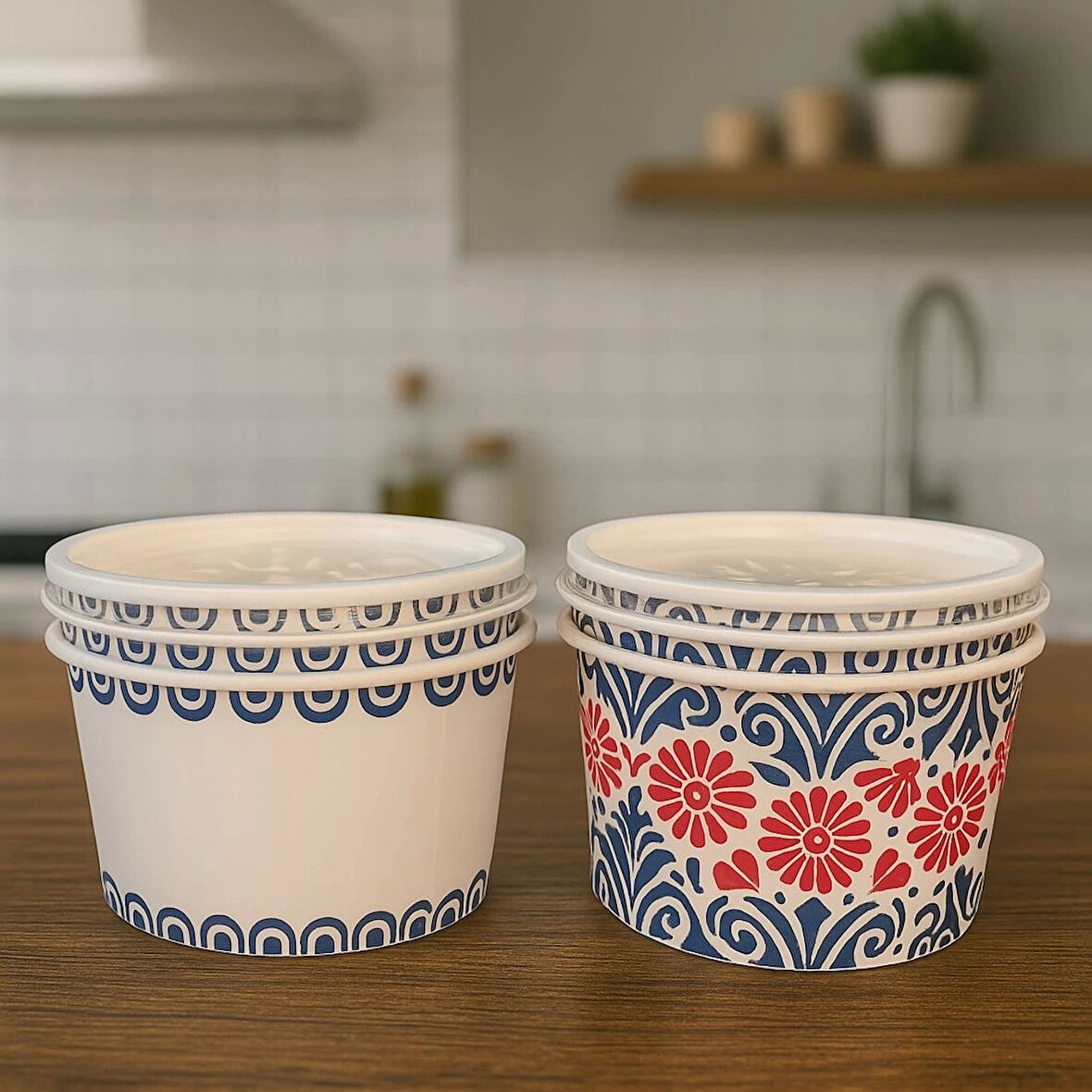 Supertrend Kapaklı Karton Aşure Kasesi 6lı Set