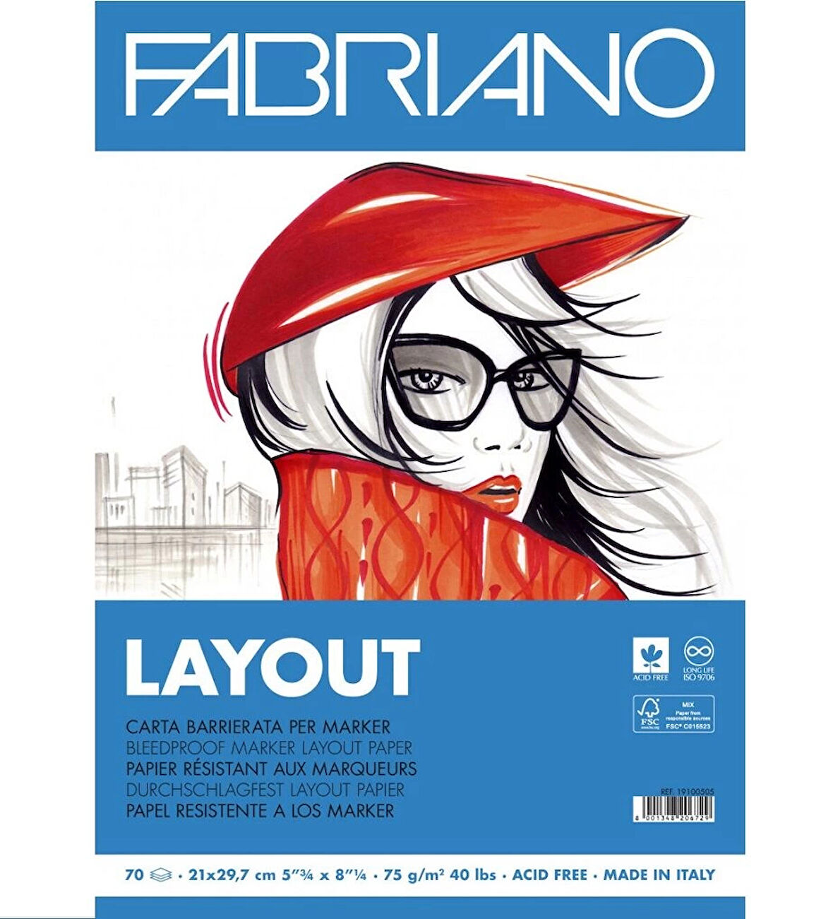 Supertrend Blocco Layout Marker Defteri Pad Blok 75 gr. A4 70 yaprak