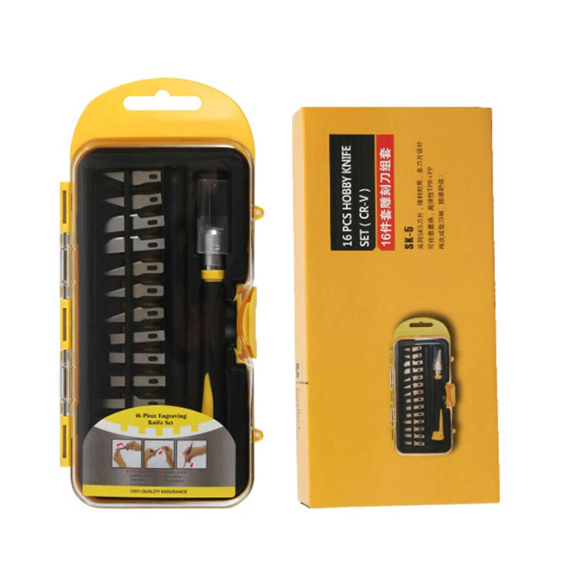 Supertrend Oyma ve Kretuar Bıçağı Seti 16 Parça