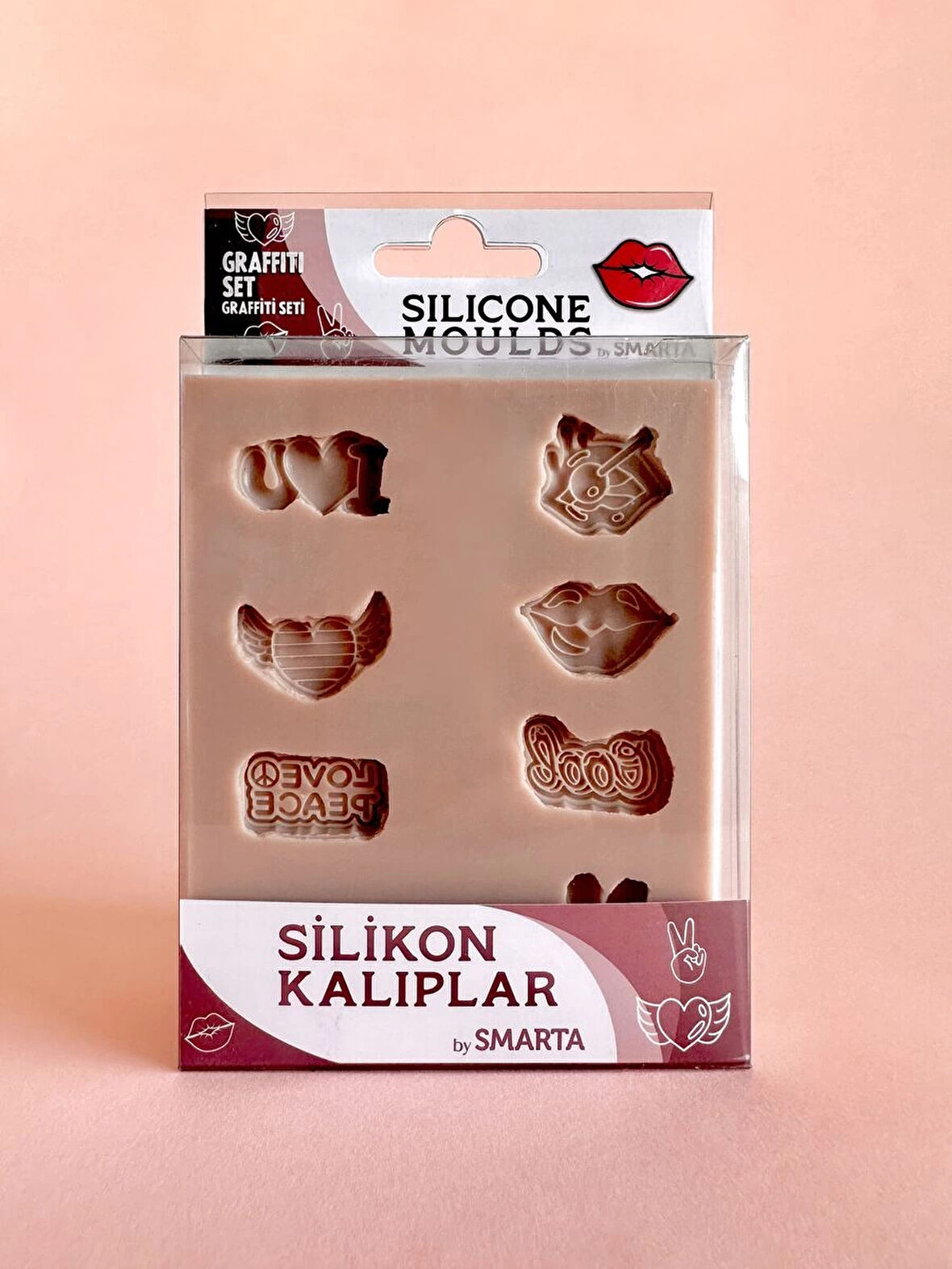 Supertrend Silicone Moulds Silikon Epoksi ve Polimer Kil Kalıbı GRAFFITI SET