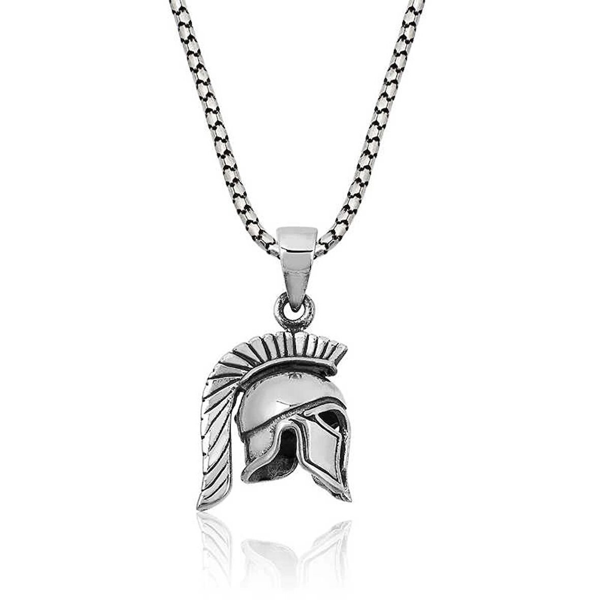 Supertrend ​gümüş Şovalye Miğfer Kolye