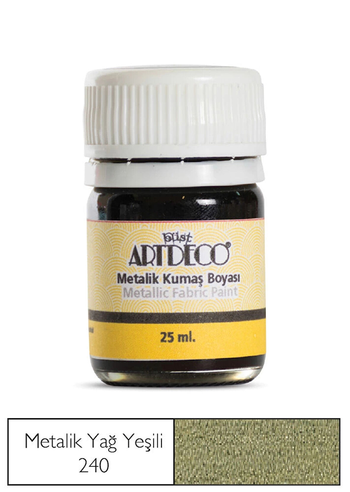 Supertrend Metalik Kumaş Boyası 240 Yağ Yeşili