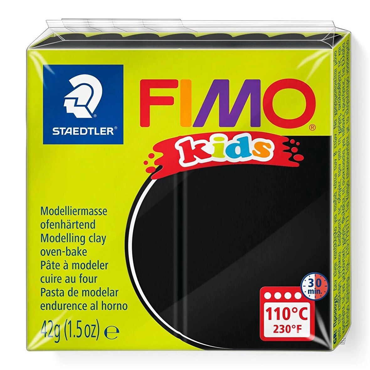 Supertrend Fimo Kids Yumuşak Polimer Kil 9 Black