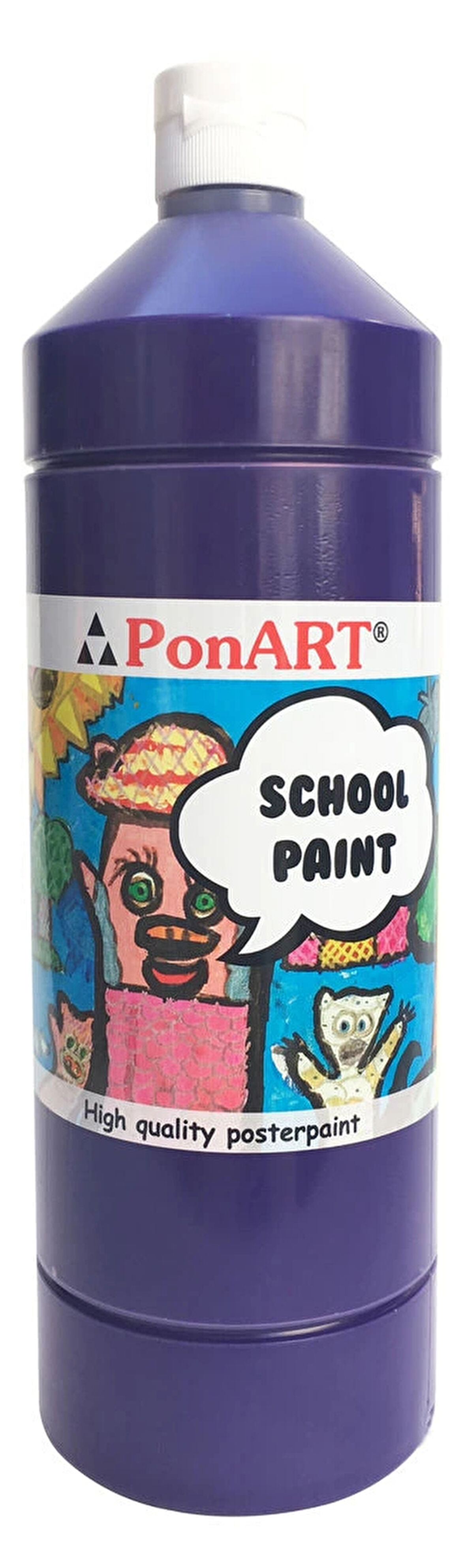 Supertrend School Paint Tempera Boya 1000 ml. PSP-2209 MOR