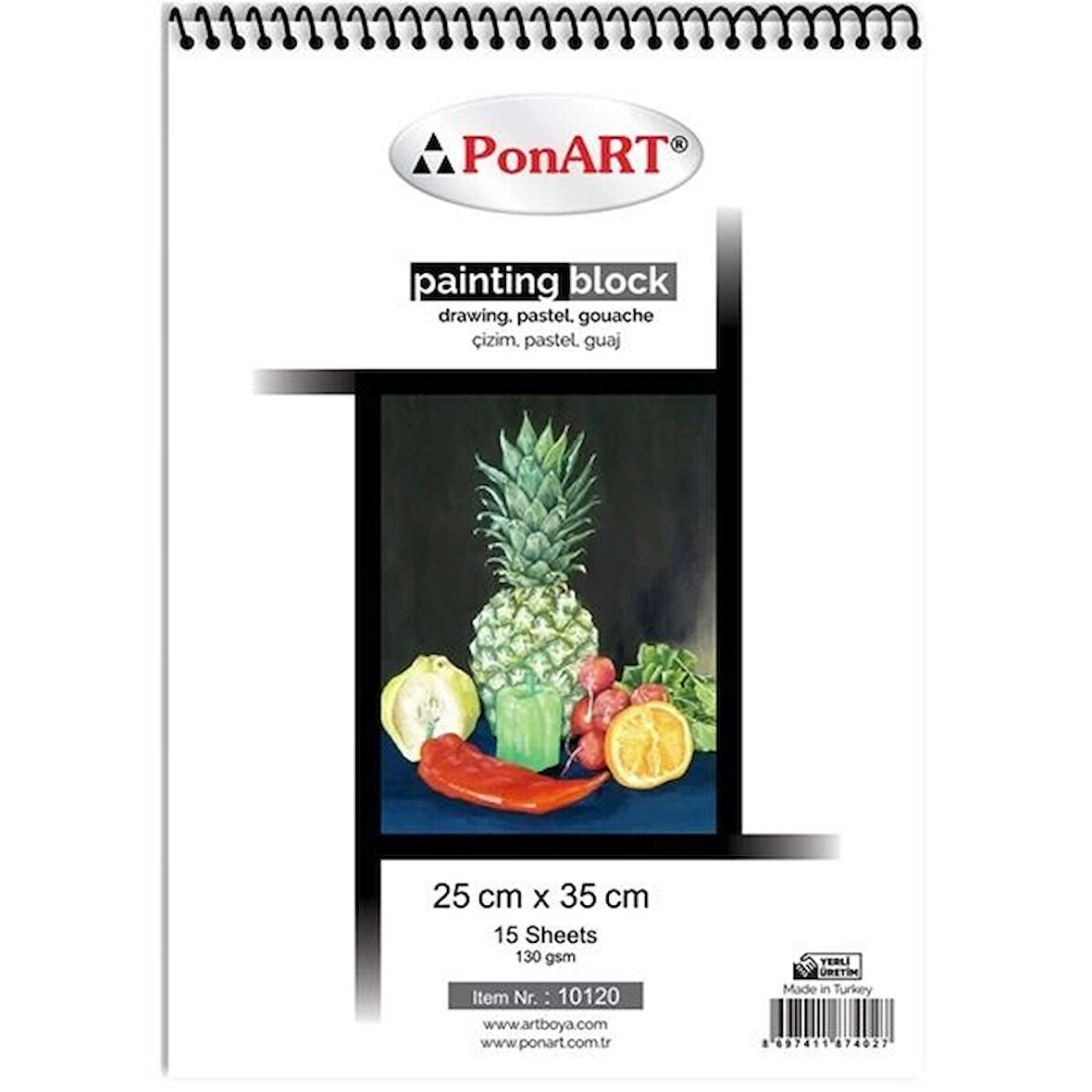 Supertrend Drawing & Painting Blok Resim Defteri 130 gr. 25x35 cm. 15 Yaprak PHM-10-120