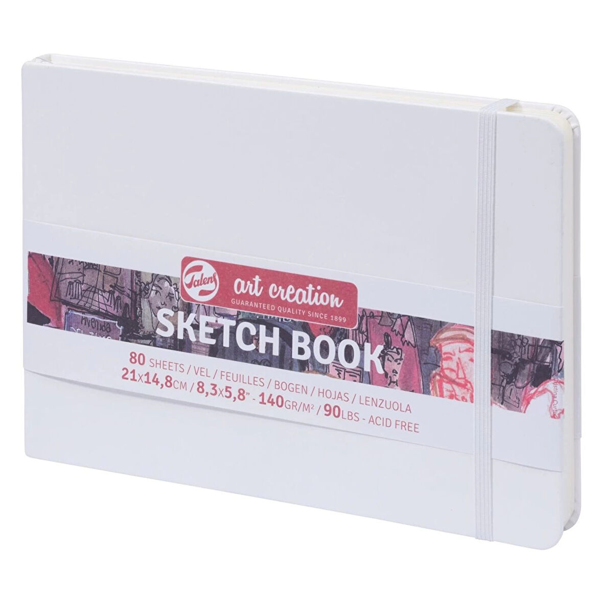 Supertrend Art Creation Sketchbook Sert Kapak Eskiz Çizim Defteri 140 gr. 15x21 cm. 80 yp. BEYAZ