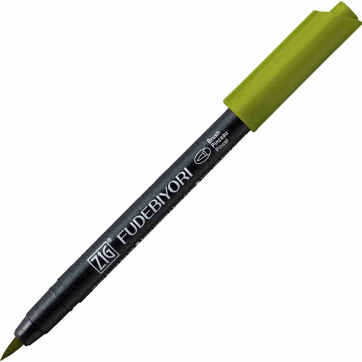 Supertrend Fudebiyori Brush Pen Fırça Uçlu Kalem 43 OLIVE GREEN