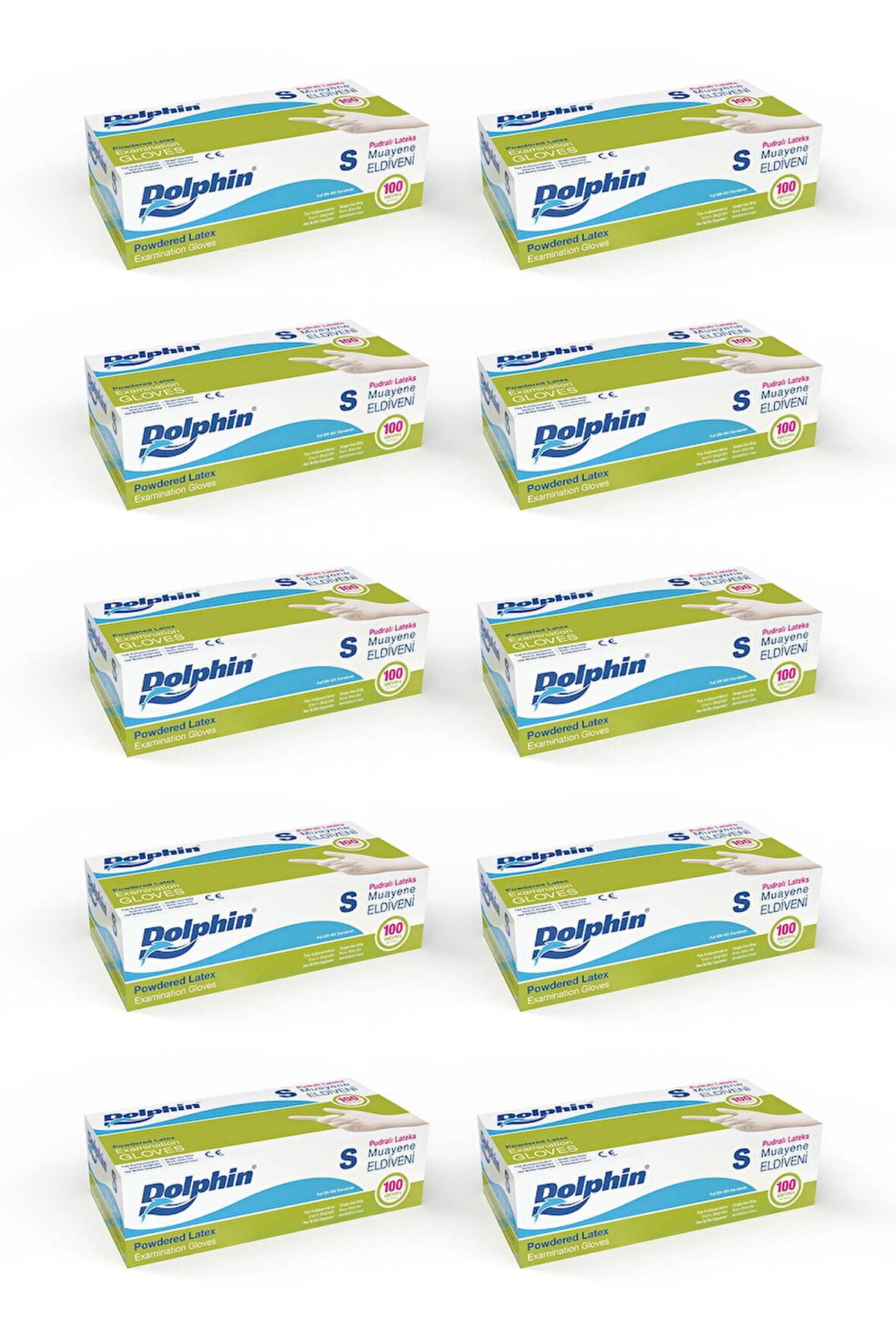Supertrend Beyaz Lateks Eldiven Pudralı S 100 Adet x 10 Paket