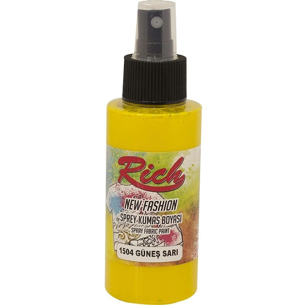 Supertrend New Fashion Sprey Kumaş Boyası 100 cc. 1504 GÜNEŞ SARI