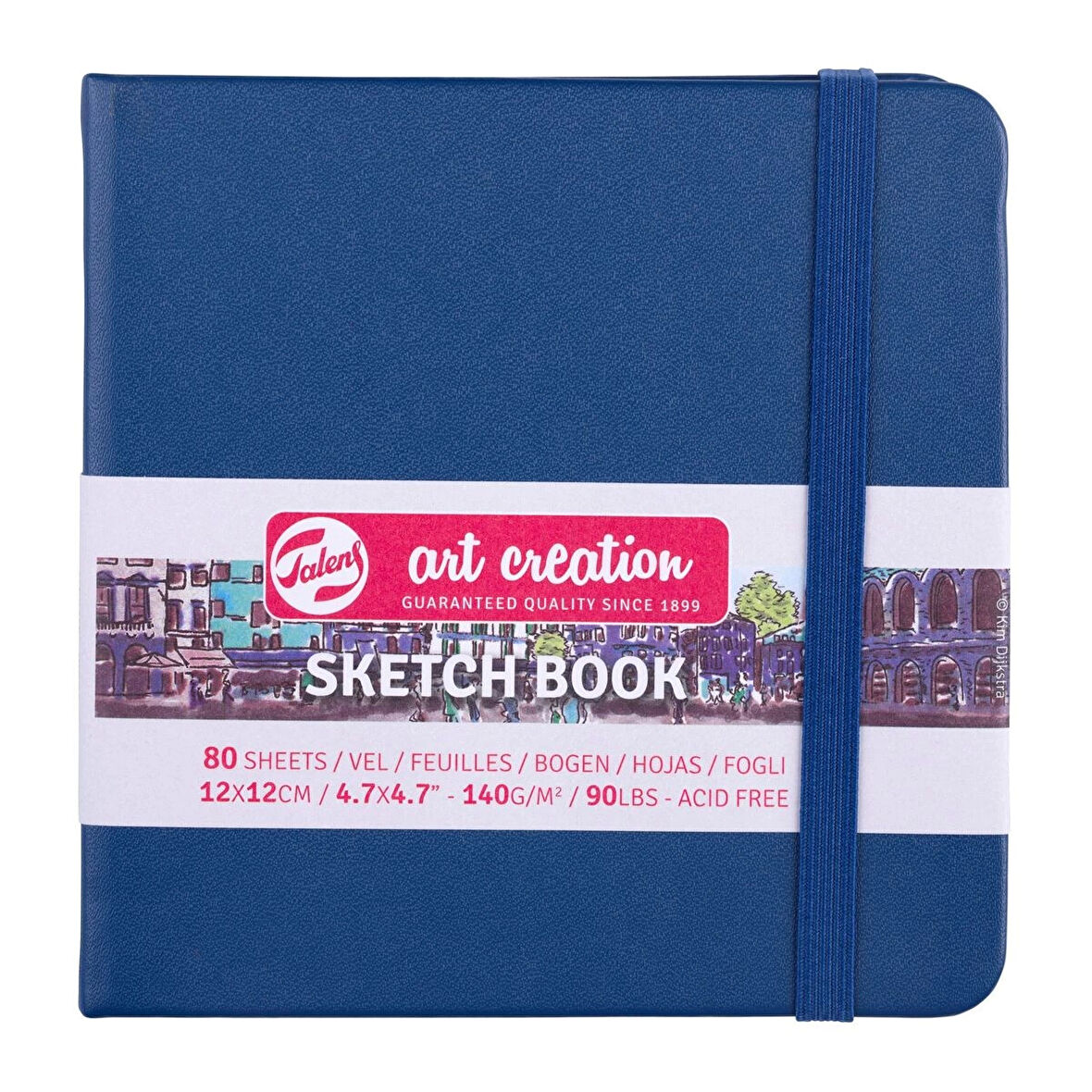 Supertrend Art Creation Sketchbook Sert Kapak Eskiz Çizim Defteri 140 gr. 12x12 cm. 80 yp. NAVY BLUE