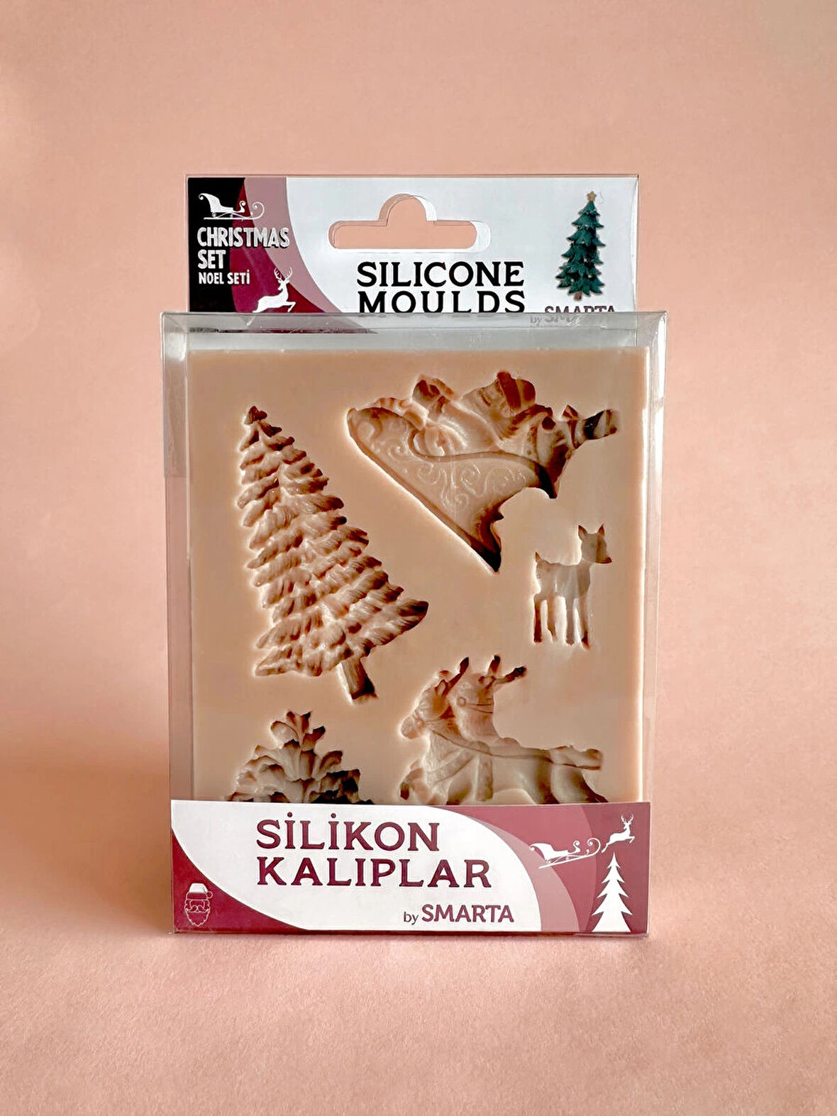 Supertrend Silicone Moulds Silikon Epoksi ve Polimer Kil Kalıbı CHRISTMAS SET