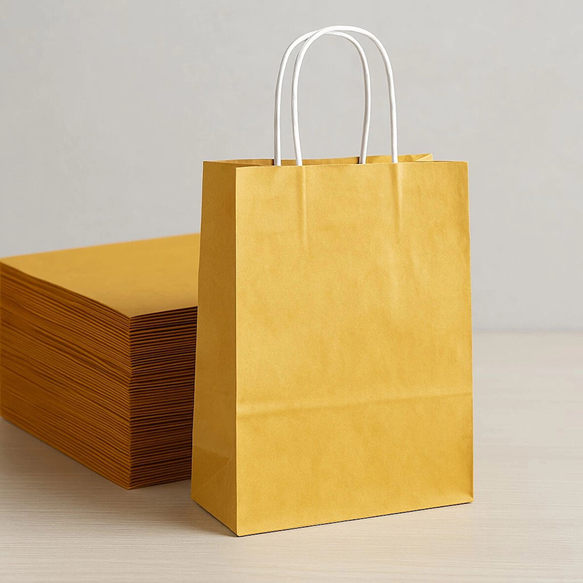 Supertrend Kraft Çanta Altın Orta Boy 25x31cm 25li