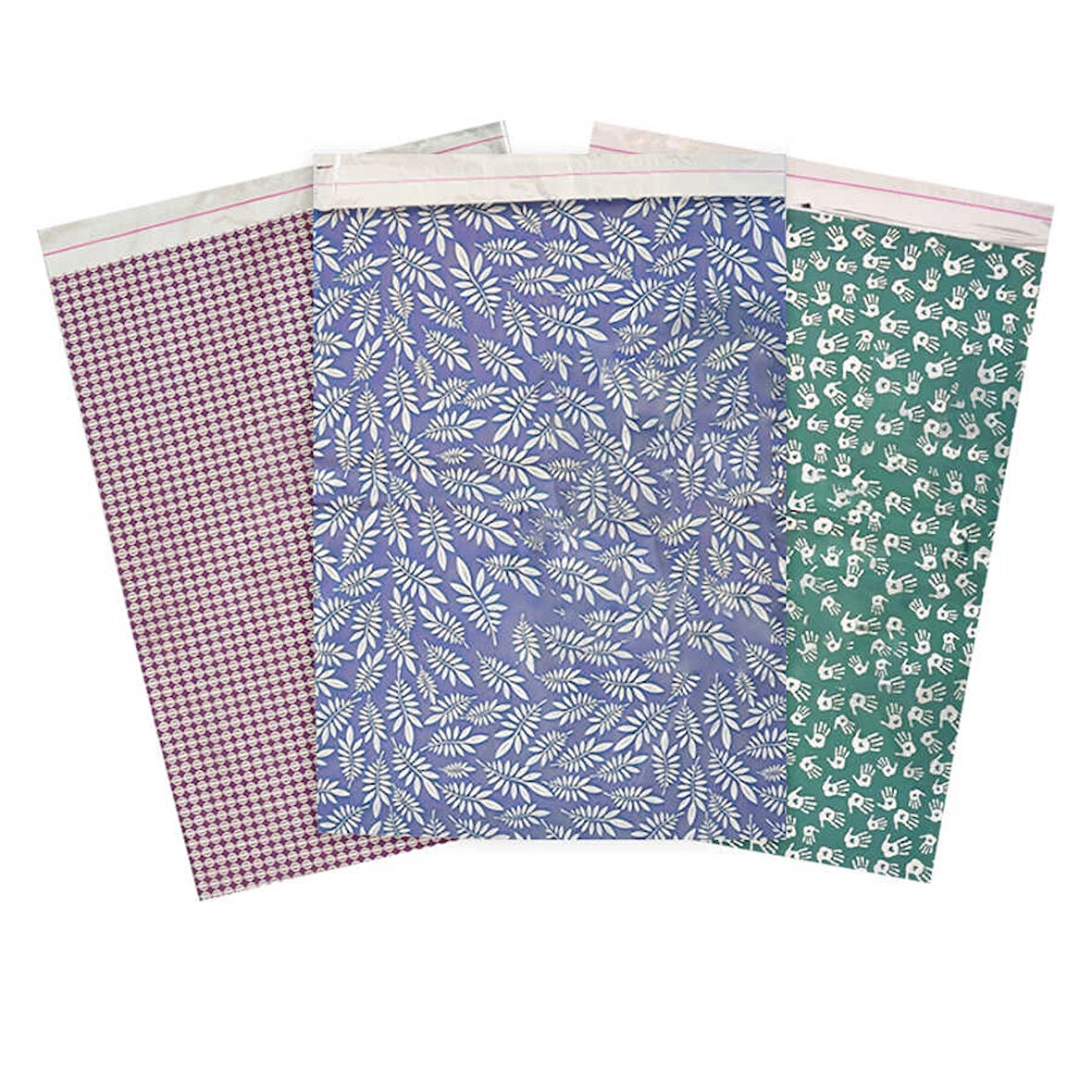 Desenli Metalize Poşet 40x60