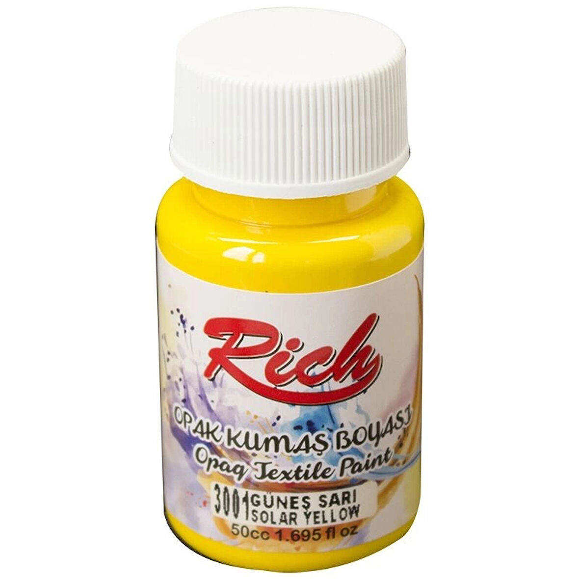 Supertrend Opak Kumaş Boyası 50 cc. 3001 GÜNEŞ SARI