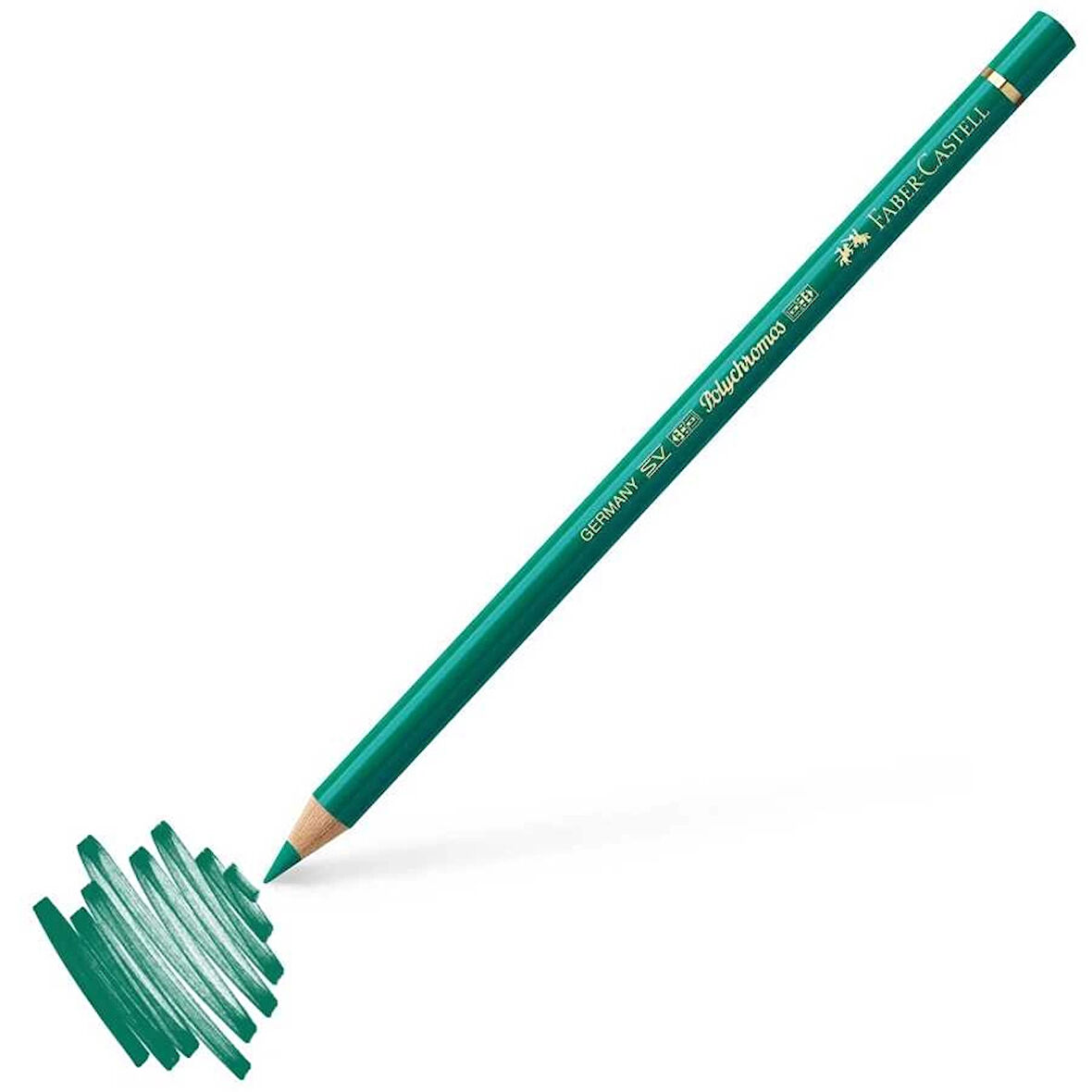 Supertrend Polychromos Artist Kuru Boya Kalemi 161 Phthalo Green (Fitalik Yeşil)