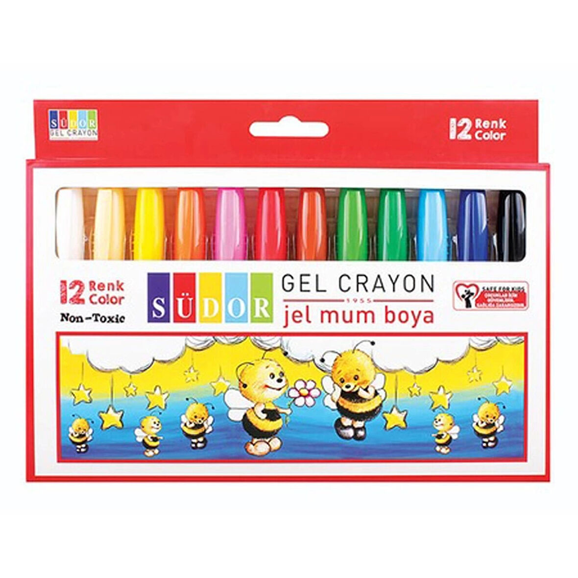 Supertrend Jel Mum Boya Plastik Kutu 12 Renk