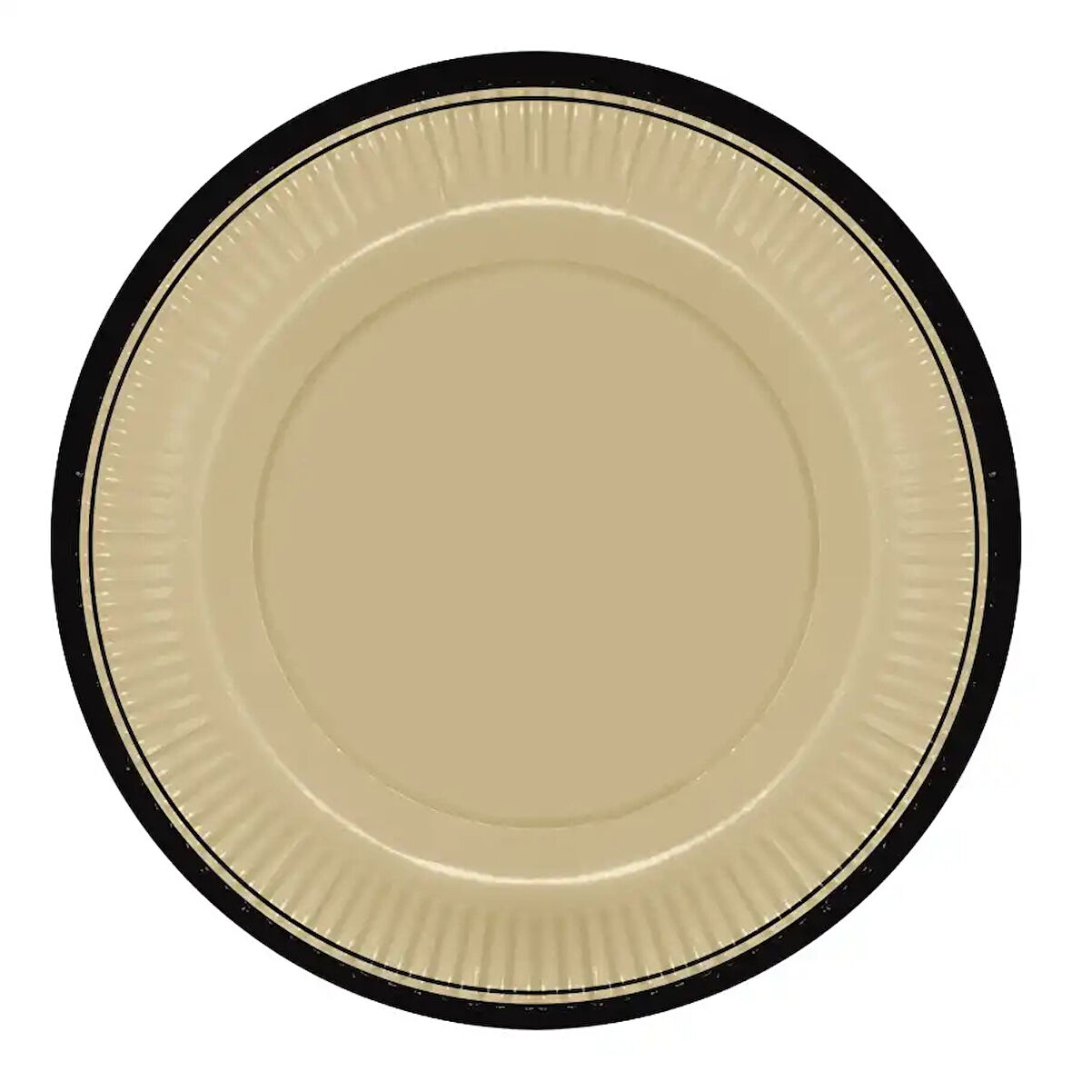 Retro Serisi Acıbadem Karton Tabak 23cm