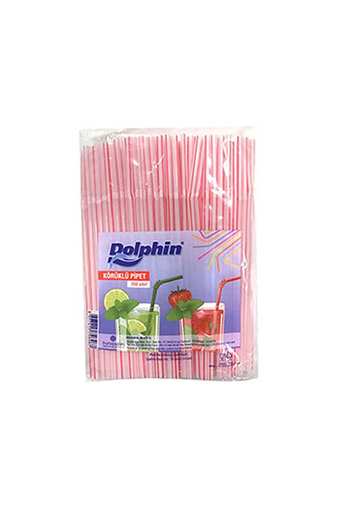 Supertrend Körüklü Plastik Pipet 5mm x 22cm - 200 Adet