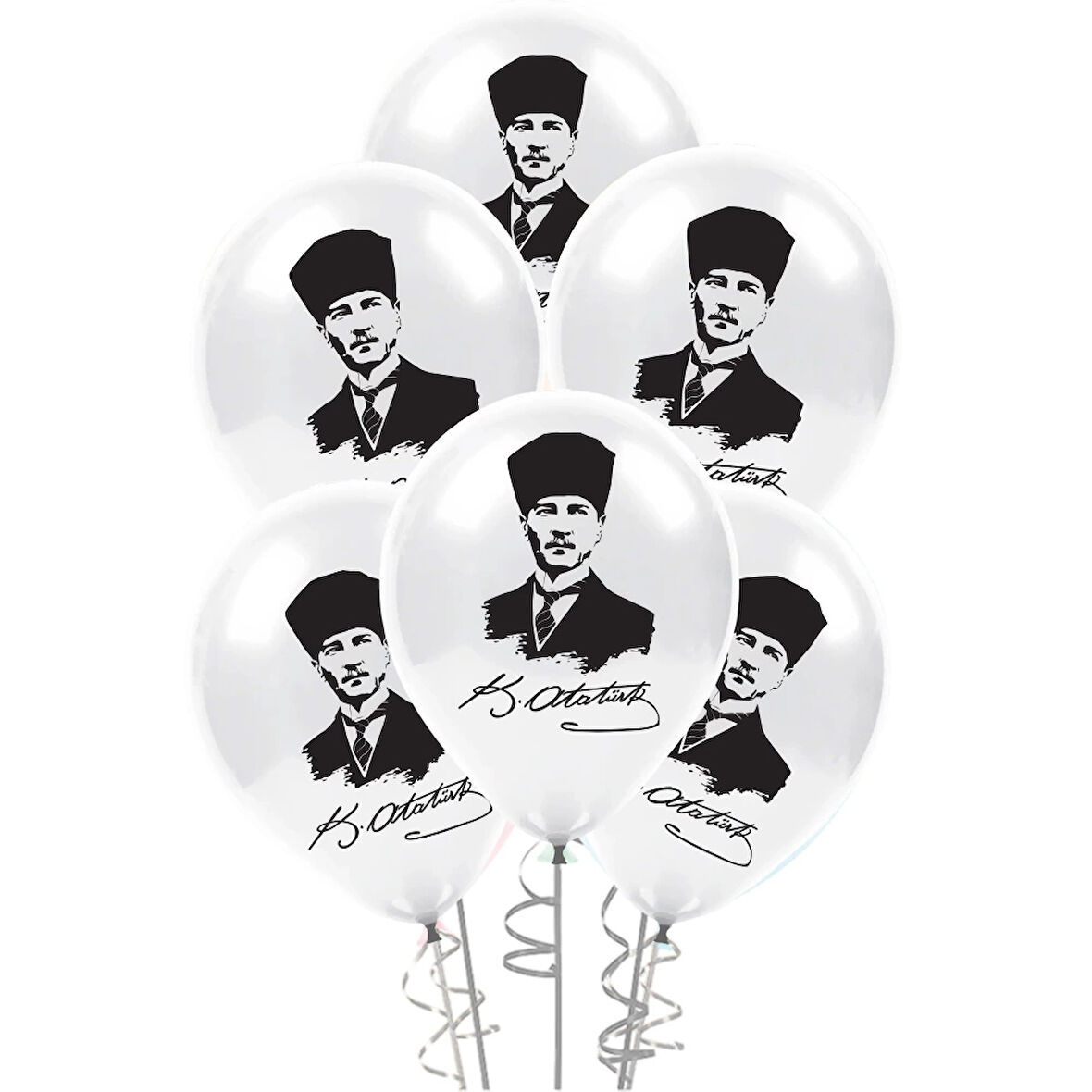 Atatürk Baskılı Pastel Balon 11"
