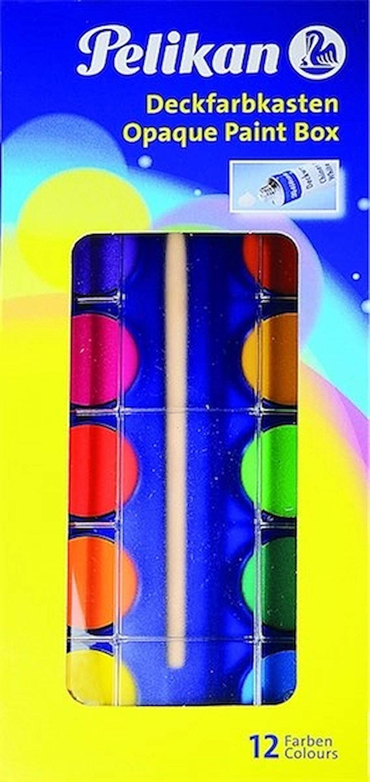 Supertrend Alman Malı Opak Sulu Boya Seti 12 Renk 735 K-12