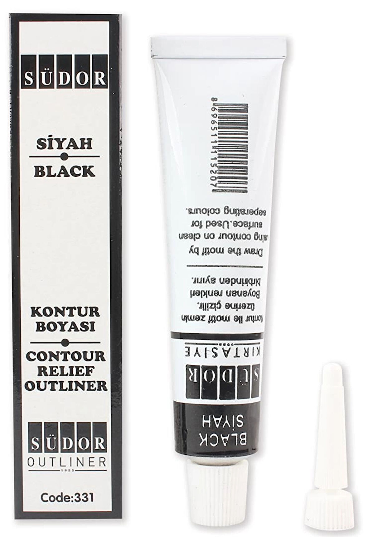 Supertrend Kontur Boyası (Cam Kontürü) SİYAH