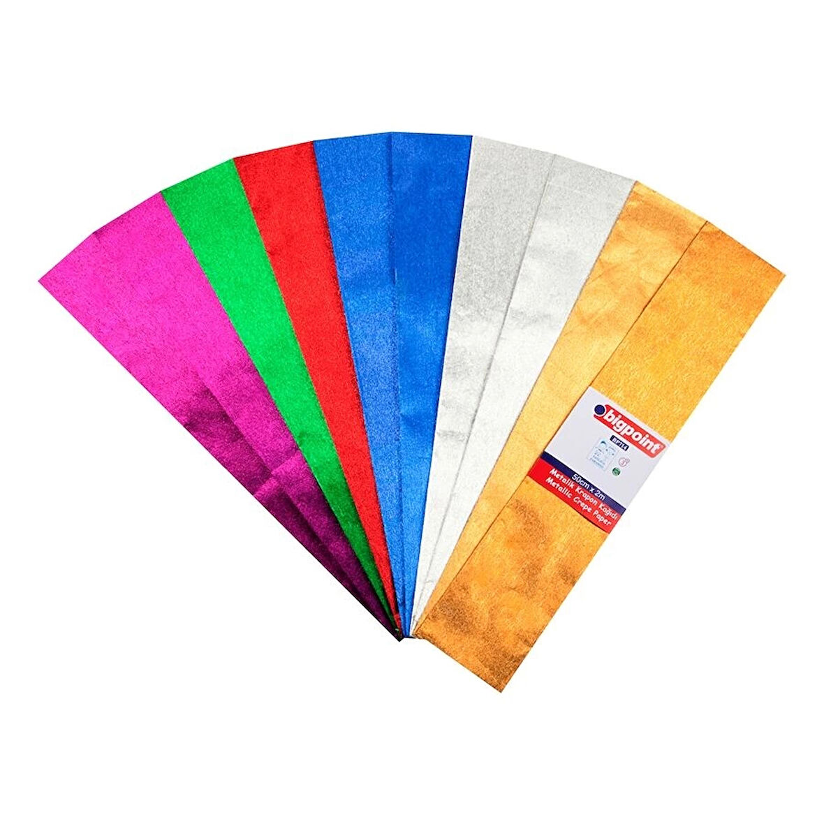 Supertrend Metalik Krapon Kağıdı 10'lu Karışık