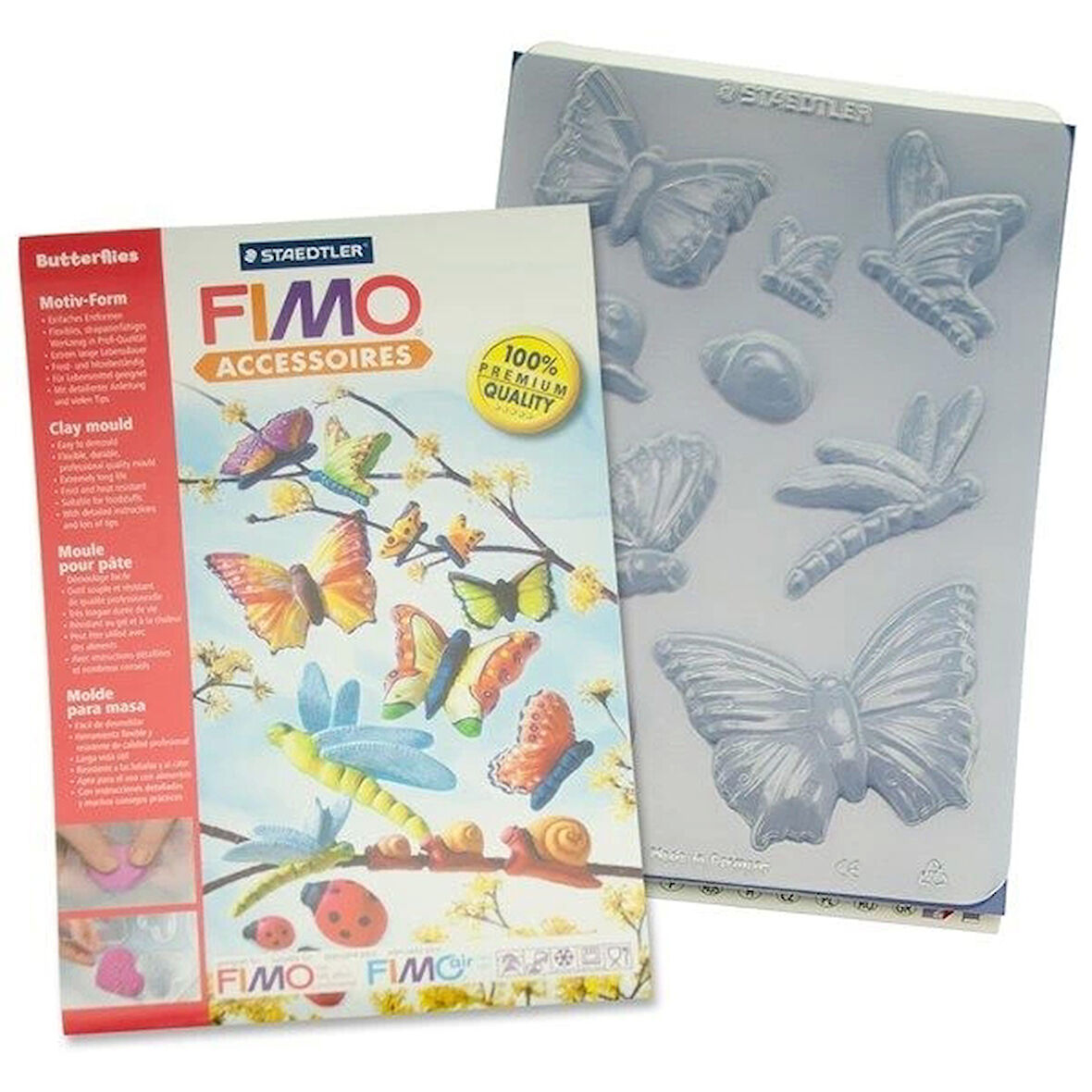 Supertrend Fimo Clay Mould Polimer Kil Şekillendirme Kalıbı BUTTERFLIES