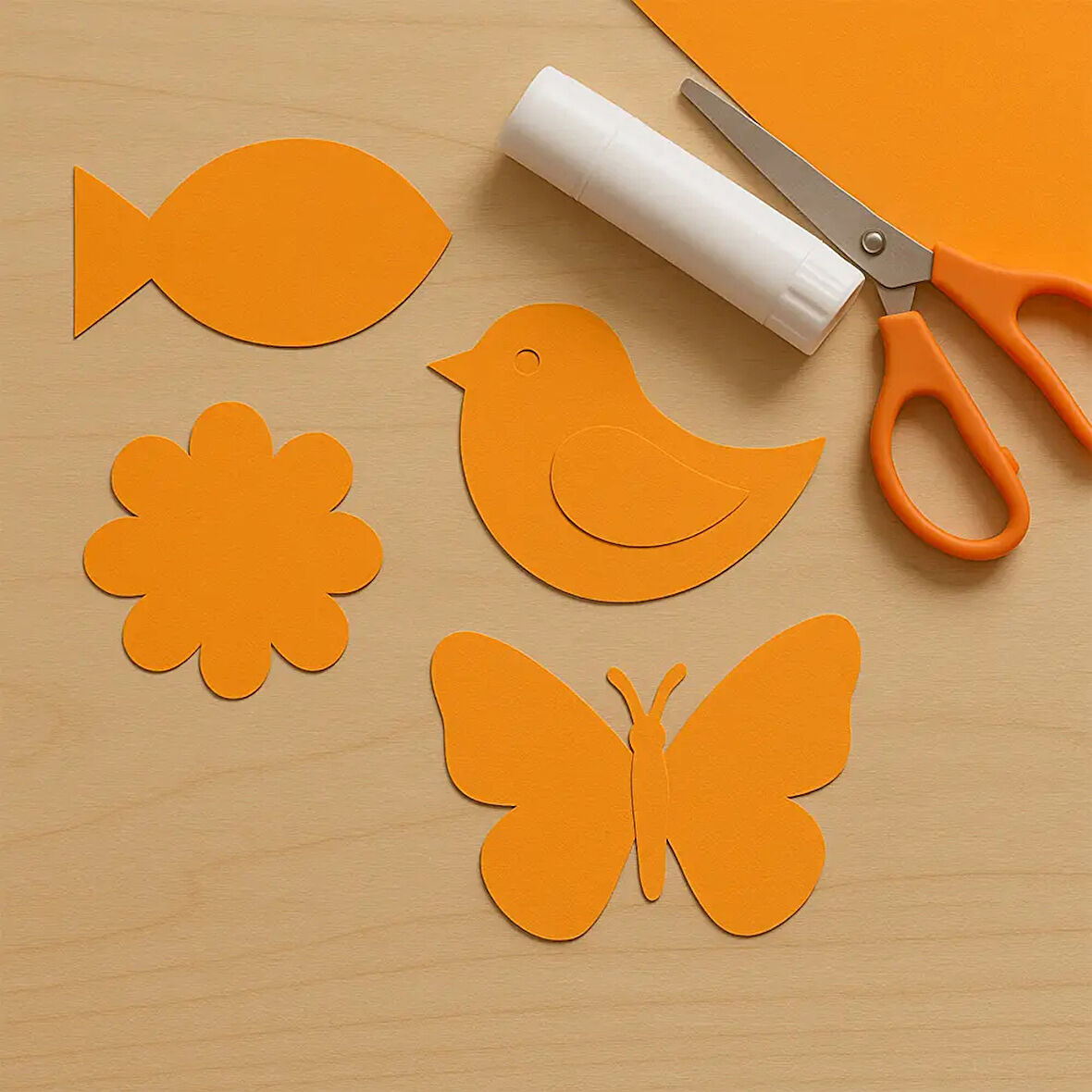 Premium Turuncu Fon Kartonu 150gr 50x70