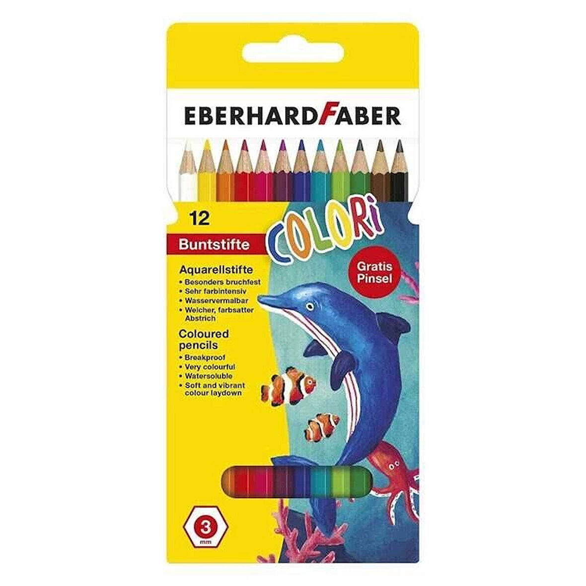 Supertrend Buntstifte Sulu Boya Kalemi 12 Renk Karton Kutu (516012)