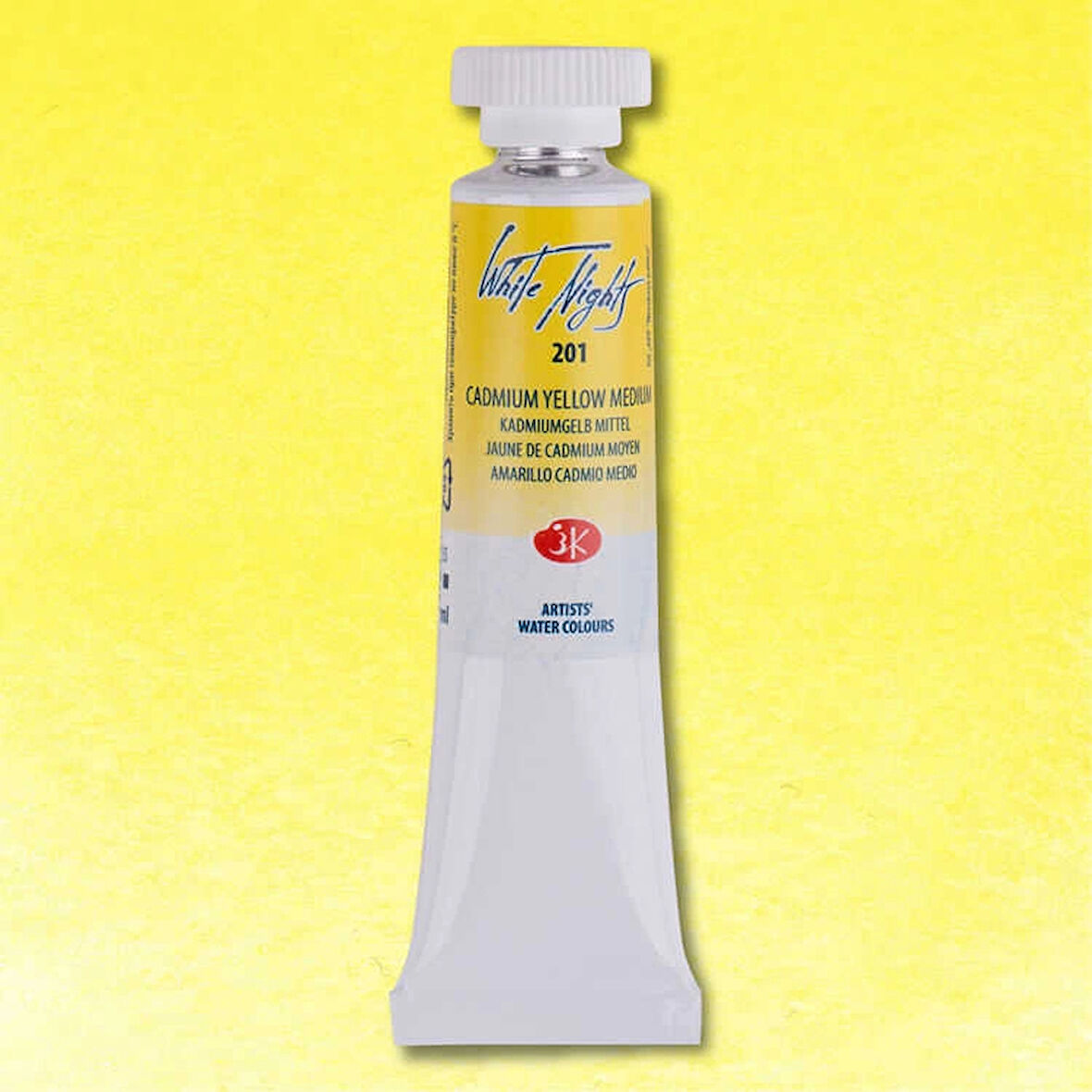 Supertrend White Nights Tüp Sulu Boya 10 ml. 201 Cadmium Yellow Medium