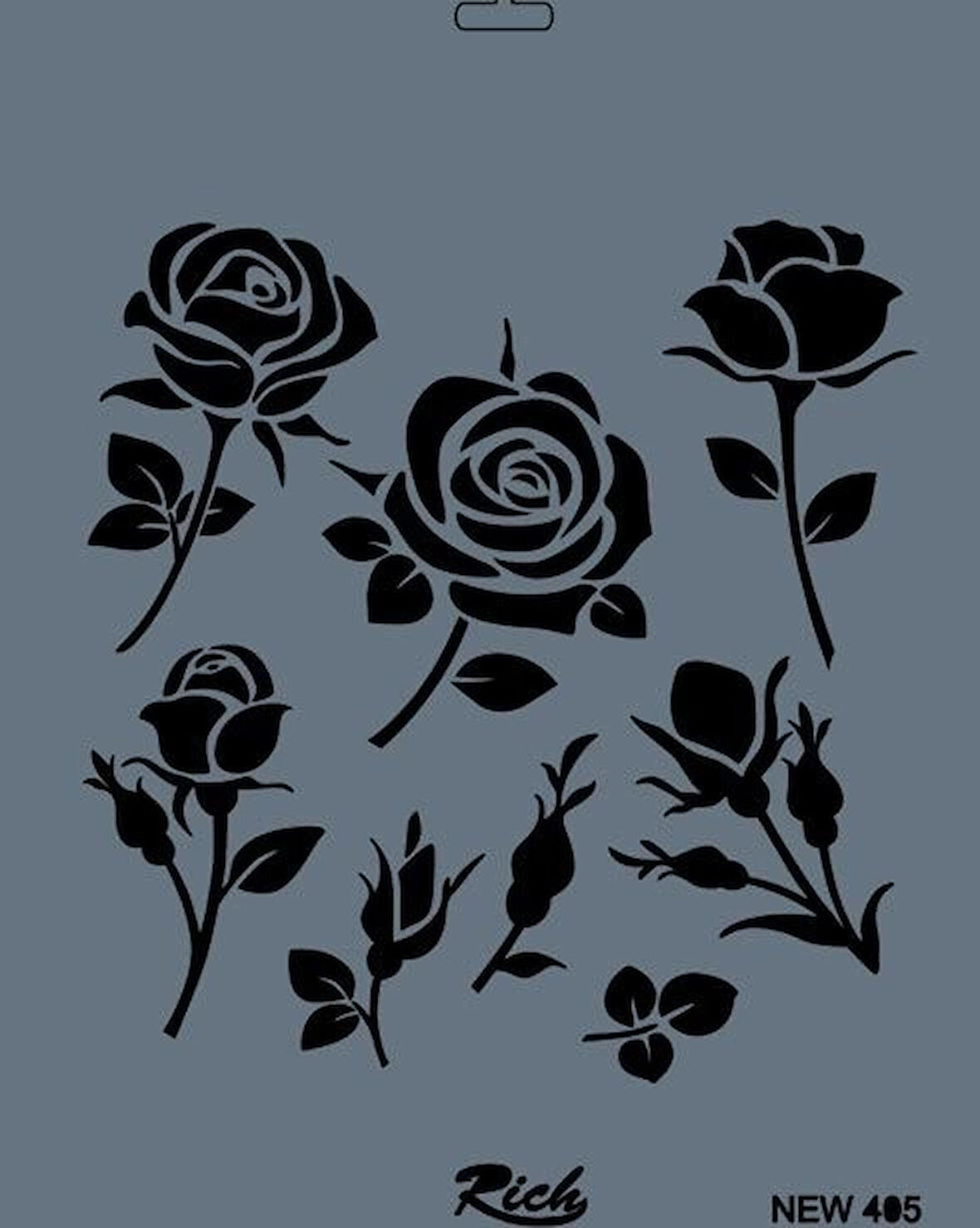 Supertrend Stencil Boyama Şablonu 25x35 cm. NEW-405