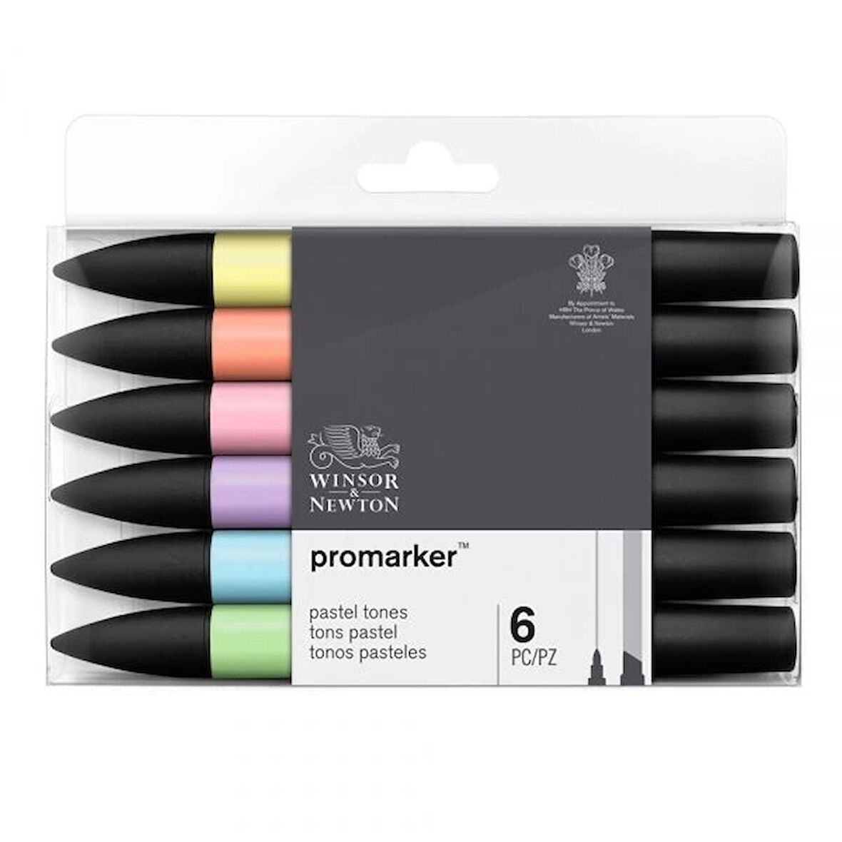Supertrend ProMarker Kalem Seti 6 Renk PASTEL TONLAR