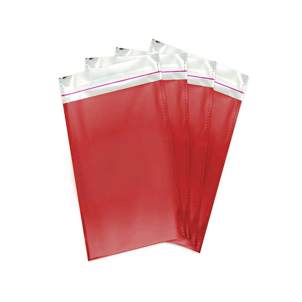 Kırmızı Metalize Poşet 20x35